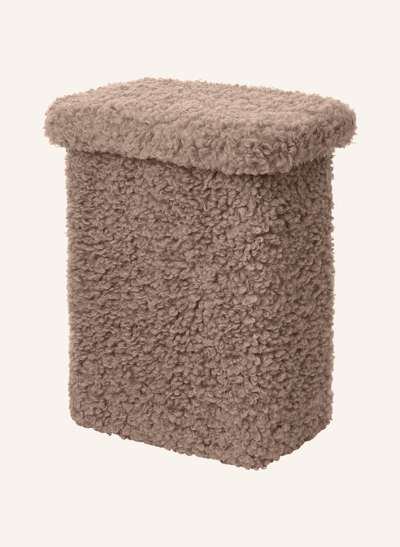 blomus Pouf TEDDY: BRAUN