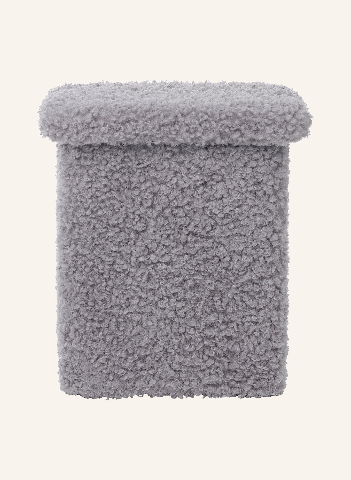 blomus Pouf TEDDY: GRAU