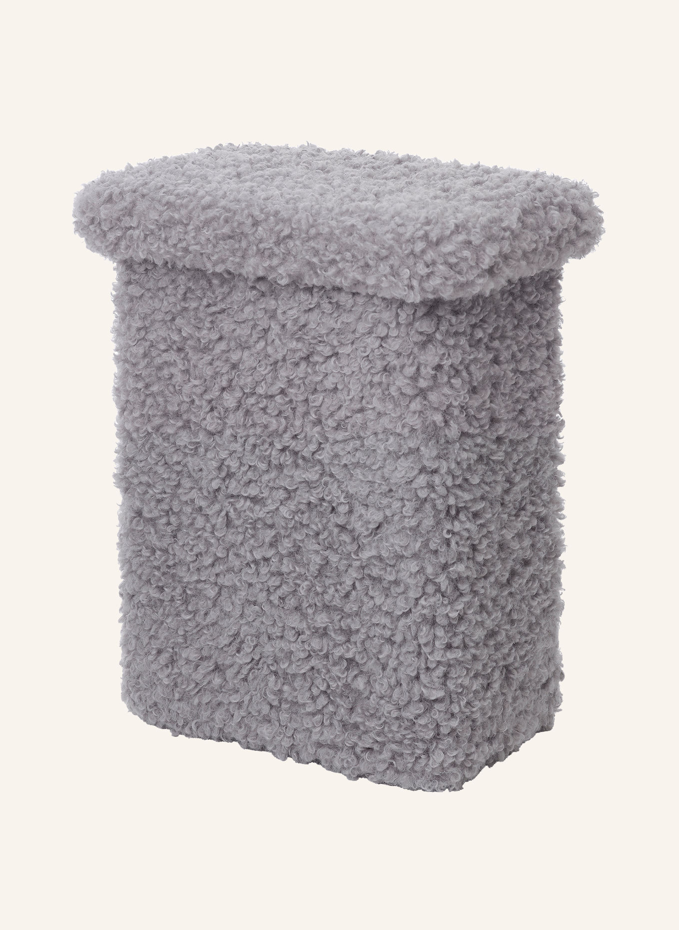 blomus Pouf TEDDY: GRAU