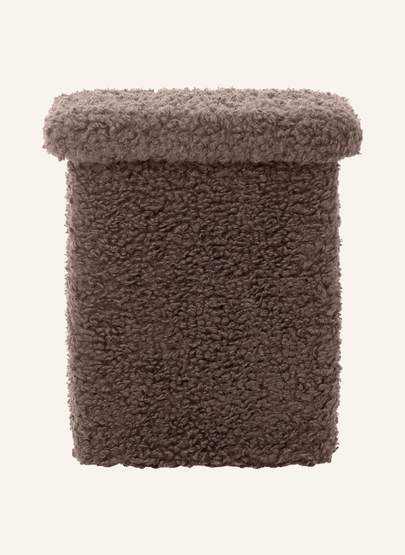 blomus Pouf TEDDY: BRAUN