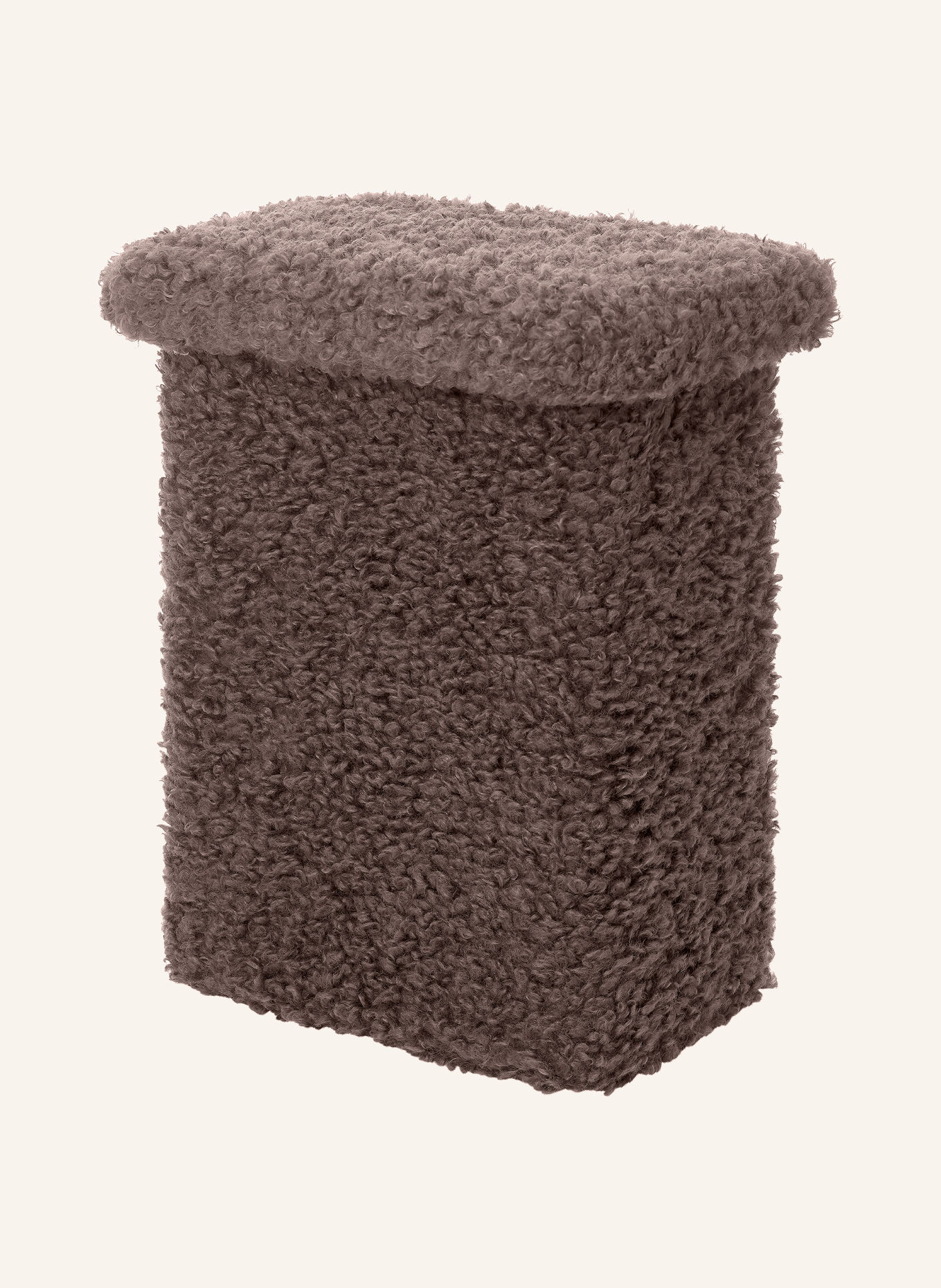 blomus Pouf TEDDY: BRAUN