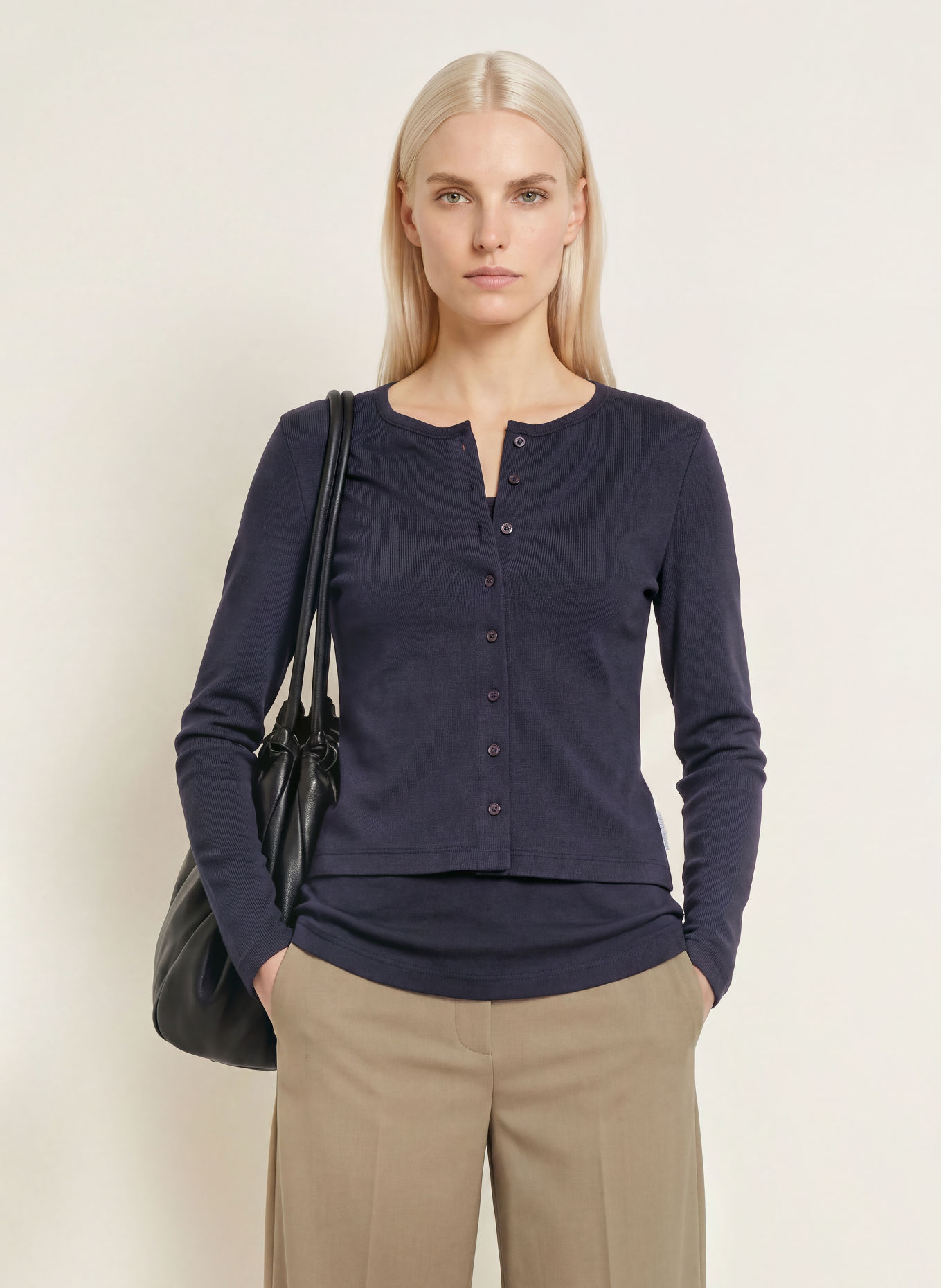 Marc O'Polo Longsleeve: DUNKELBLAU