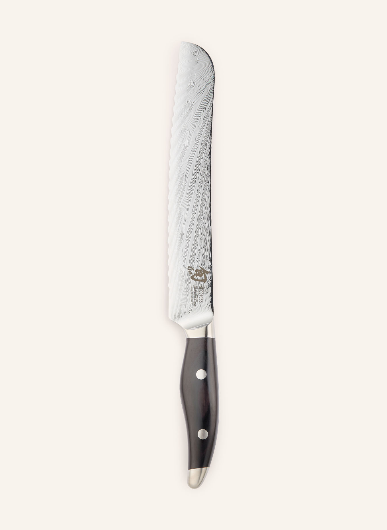 KAI Brödkniv SHUN NAGARE: SVART / SILVER