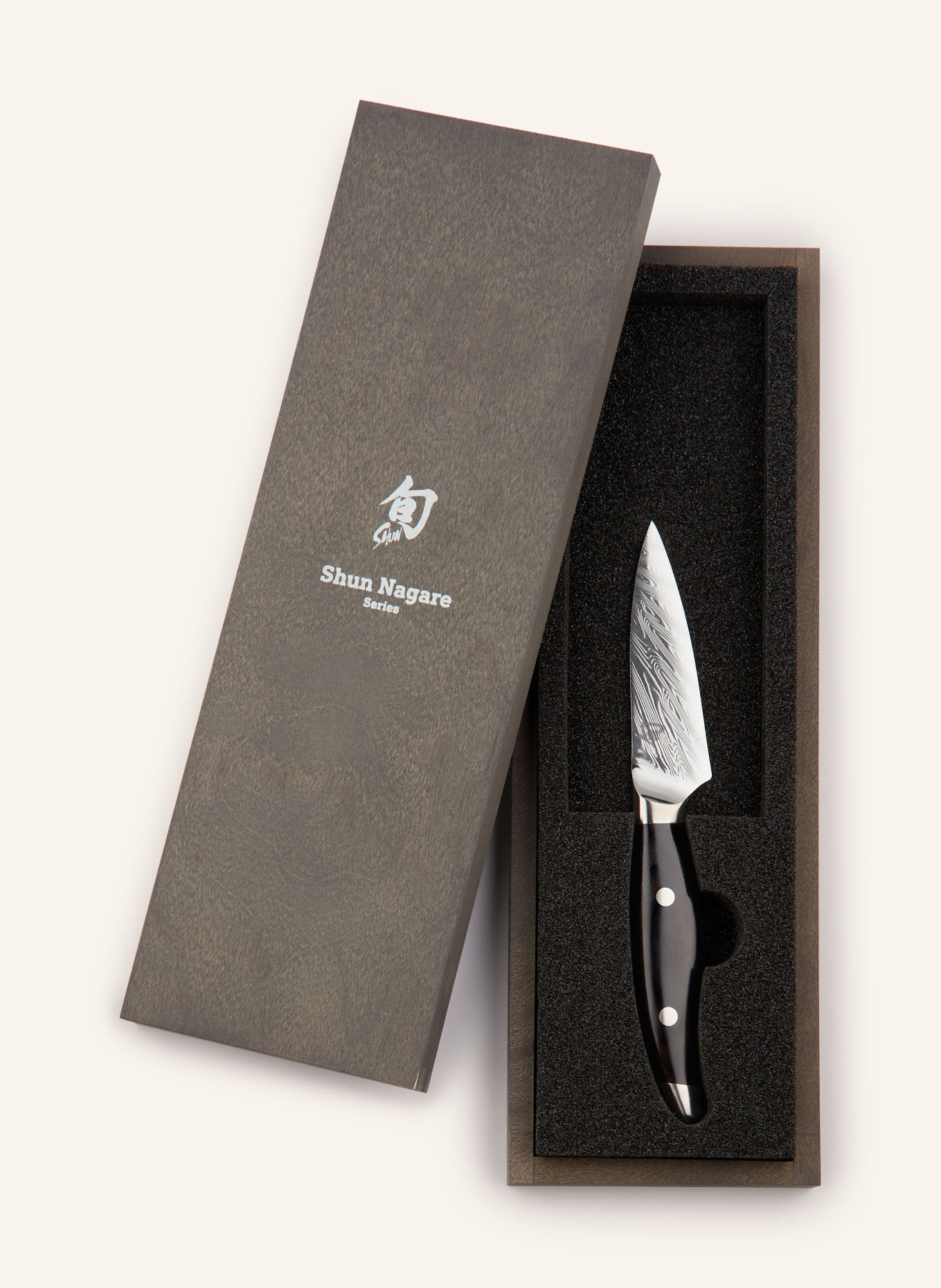 KAI Kontorskniv SHUN NAGARE: SVART / SILVER