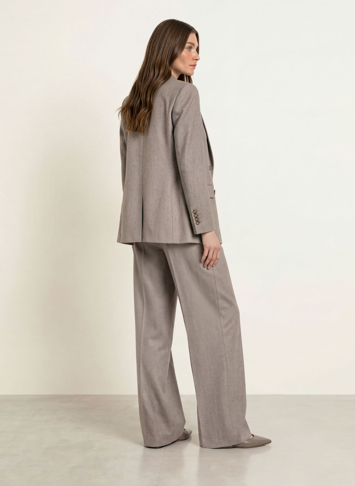 BOSS Marlenehose TIANA: TAUPE