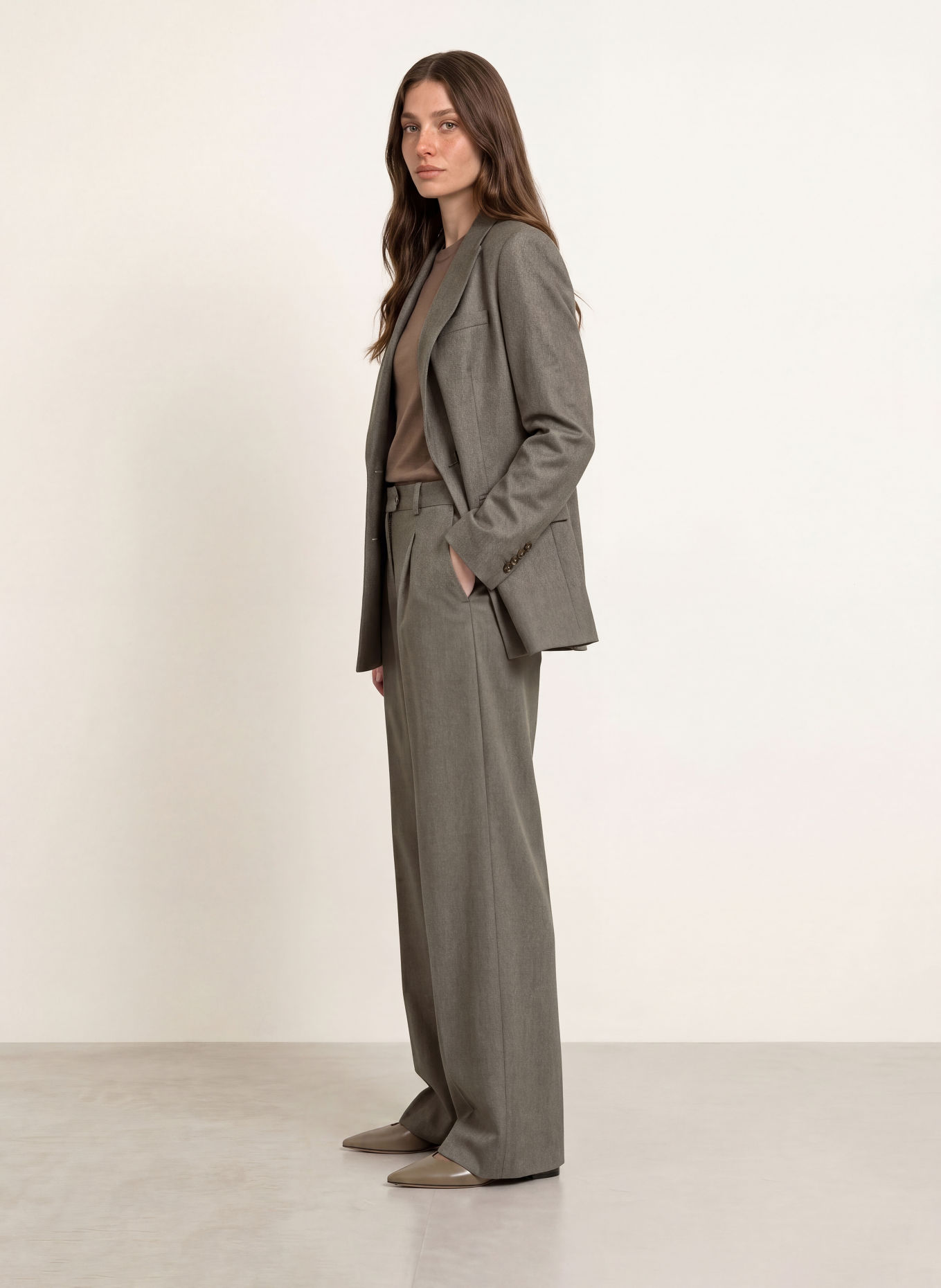 BOSS Blazer JALETO: TAUPE