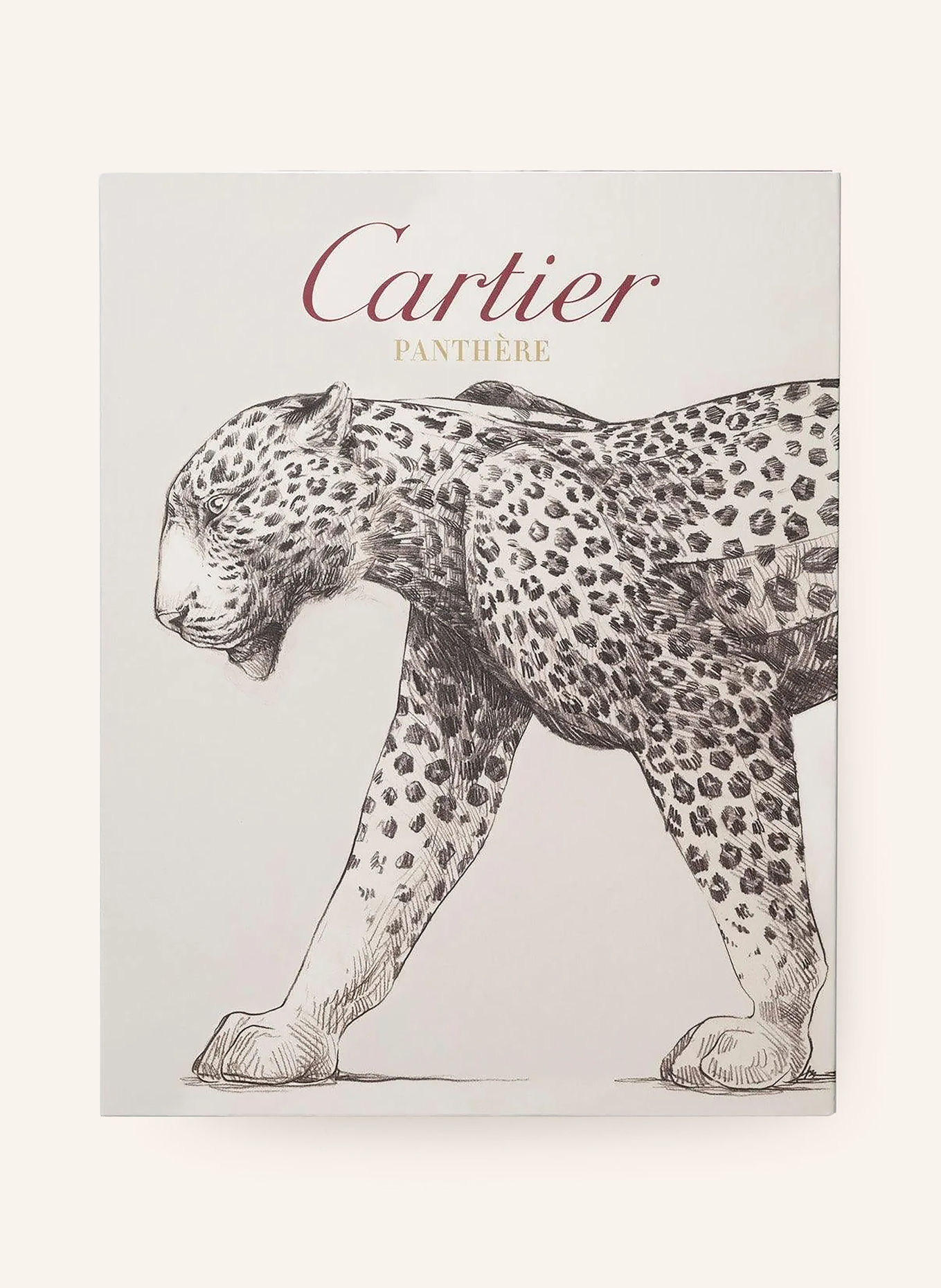 ASSOULINE Book: CARTIER PANTHÈRE: WHITE / GOLD / RED