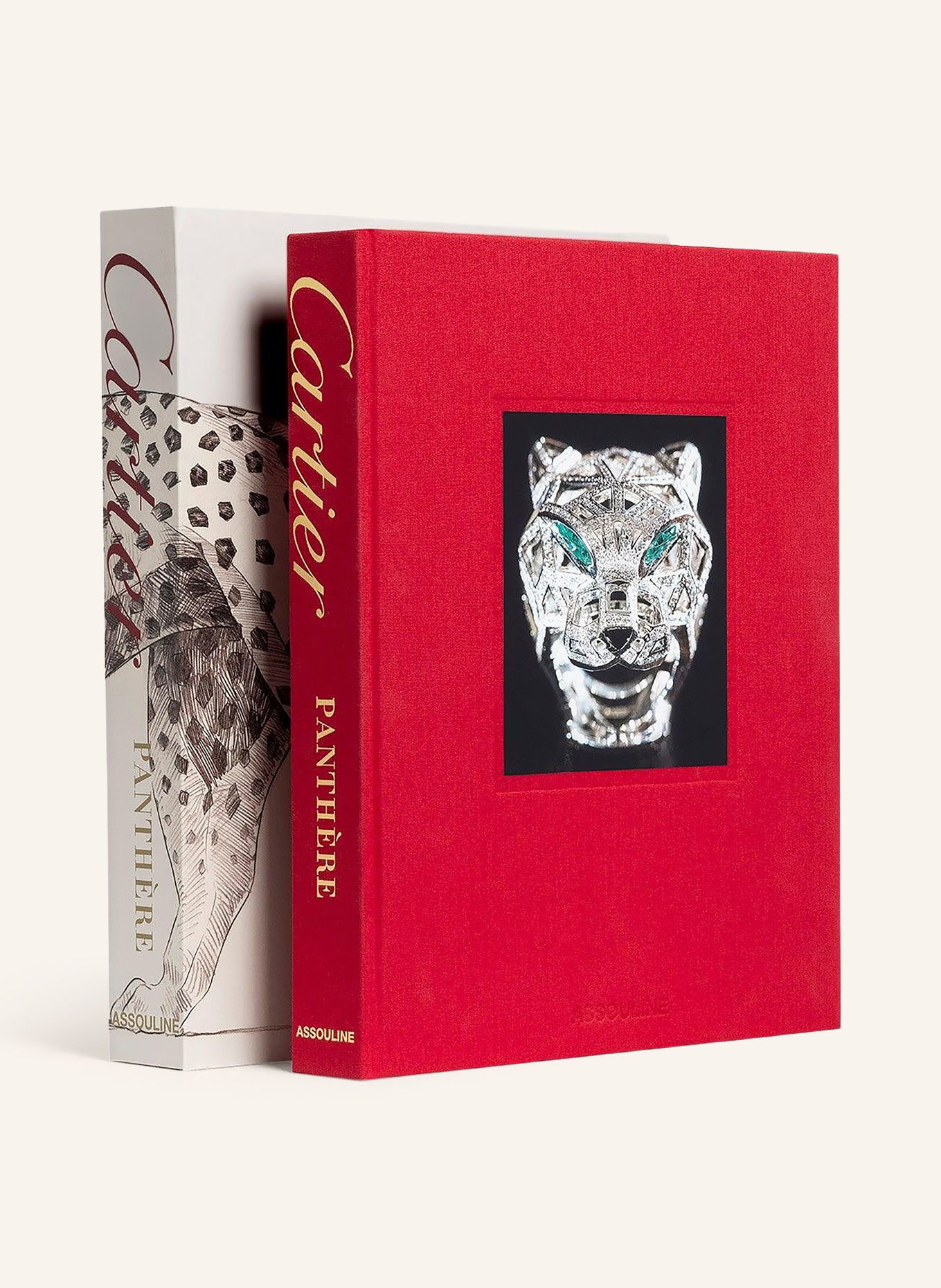 ASSOULINE Book: CARTIER PANTHÈRE: WHITE / GOLD / RED