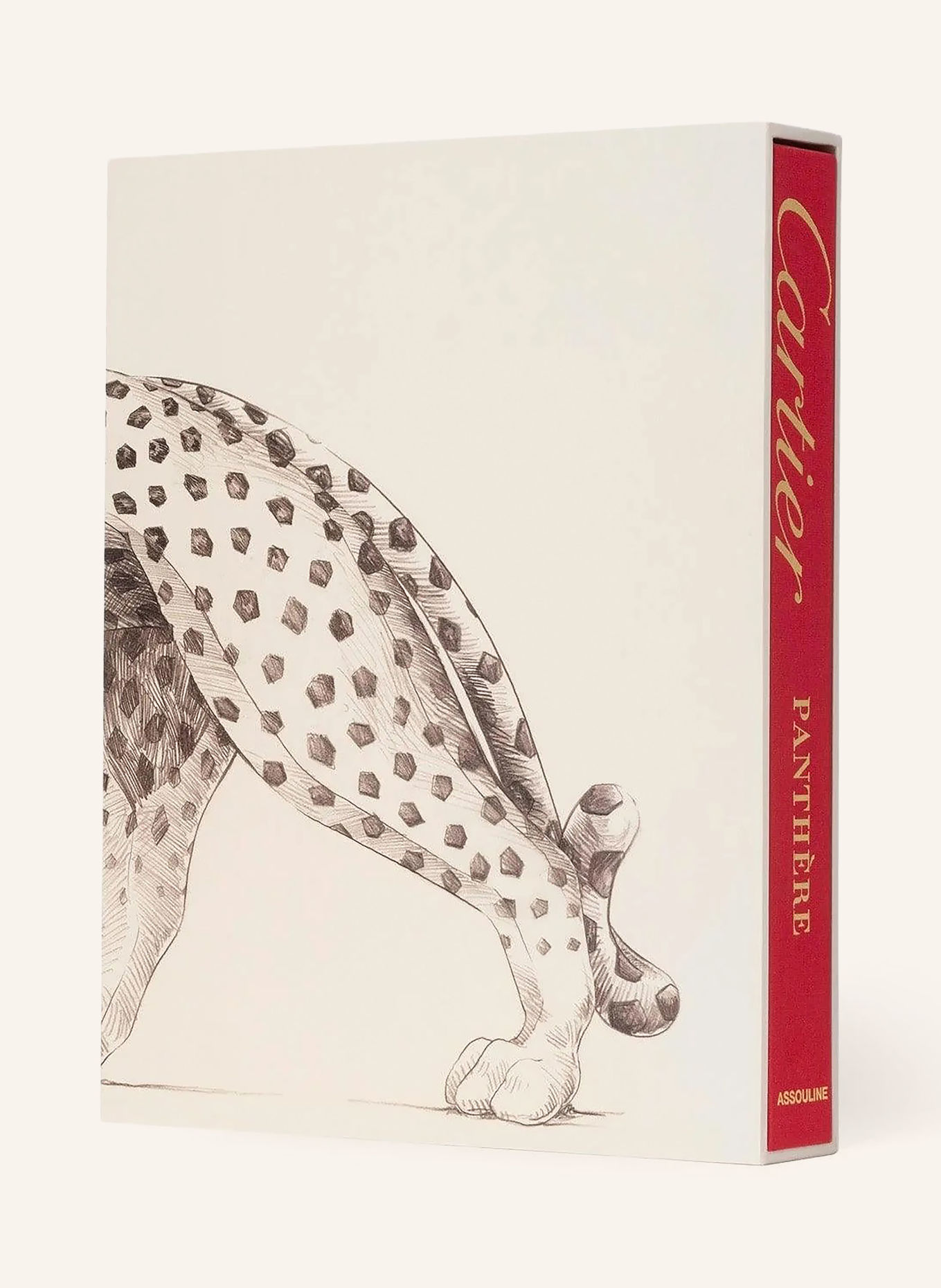 ASSOULINE Book: CARTIER PANTHÈRE: WHITE / GOLD / RED