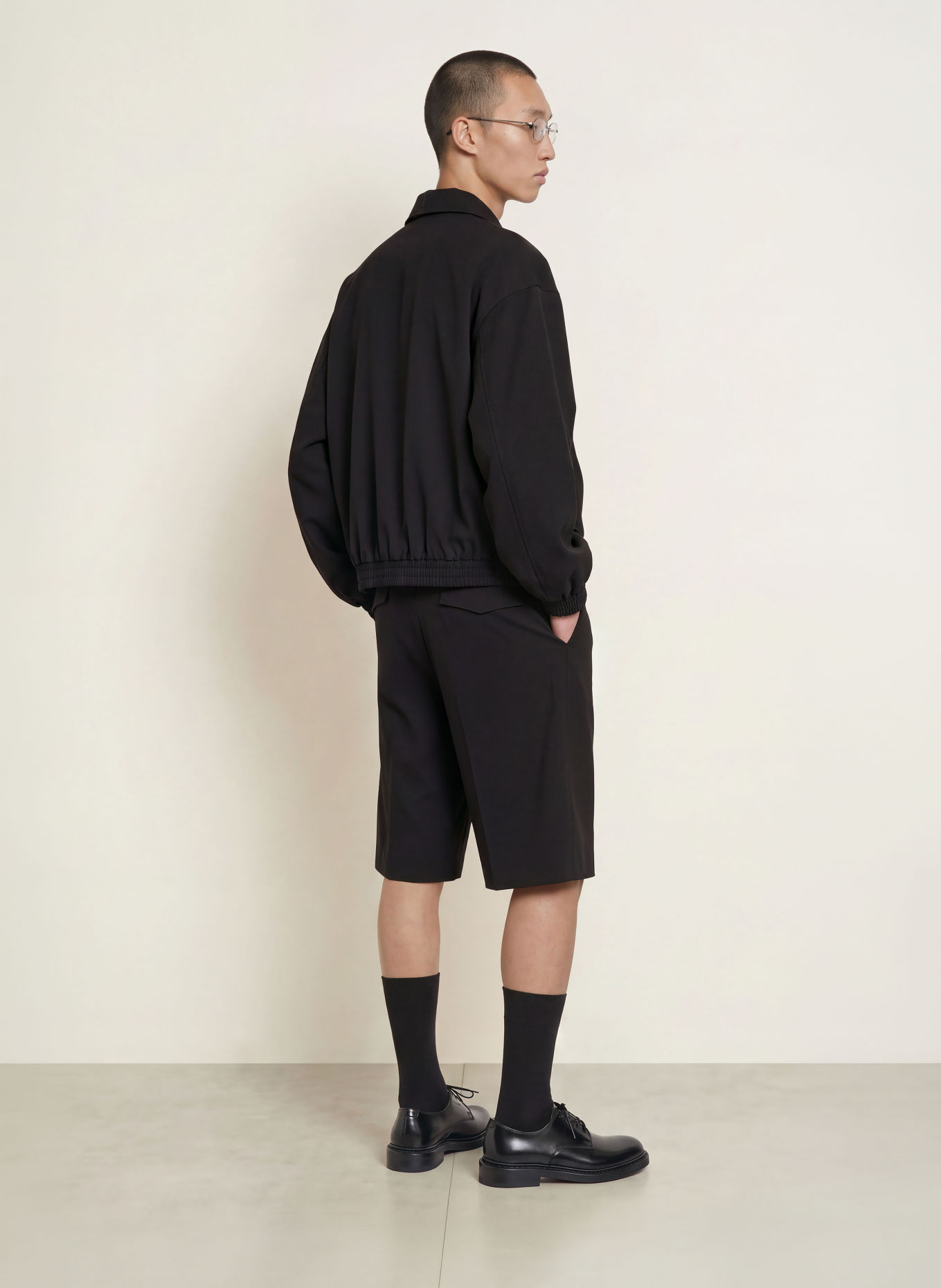 WRSTBHVR Blouson HARU: SVART