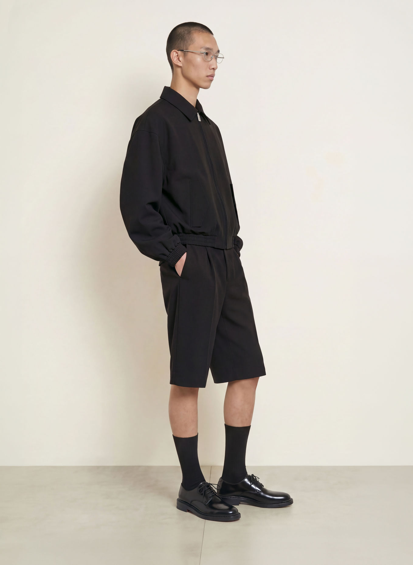 WRSTBHVR Blouson HARU: SVART