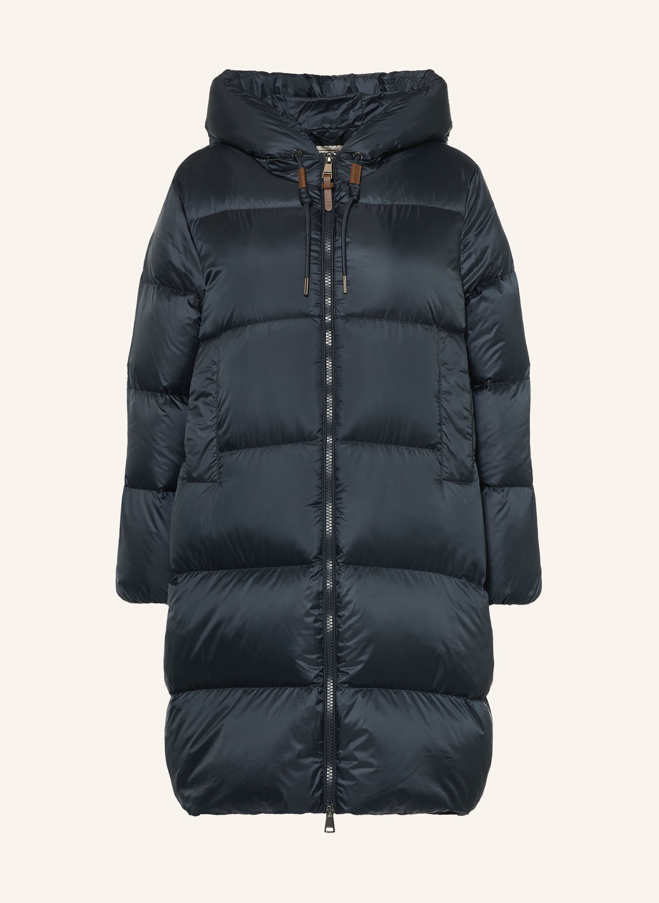 mabrun Donsmantel FABIOLA: DONKERBLAUW