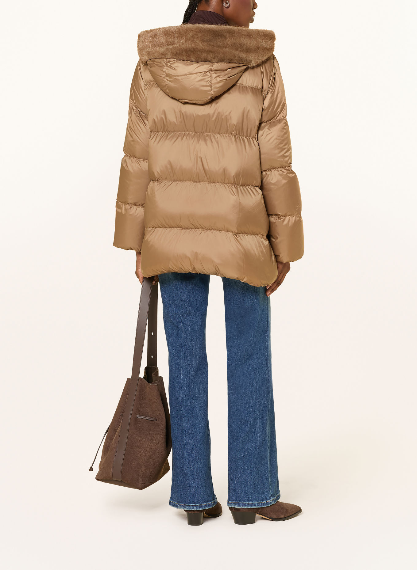 mabrun Daunenjacke FATIMA: TAUPE