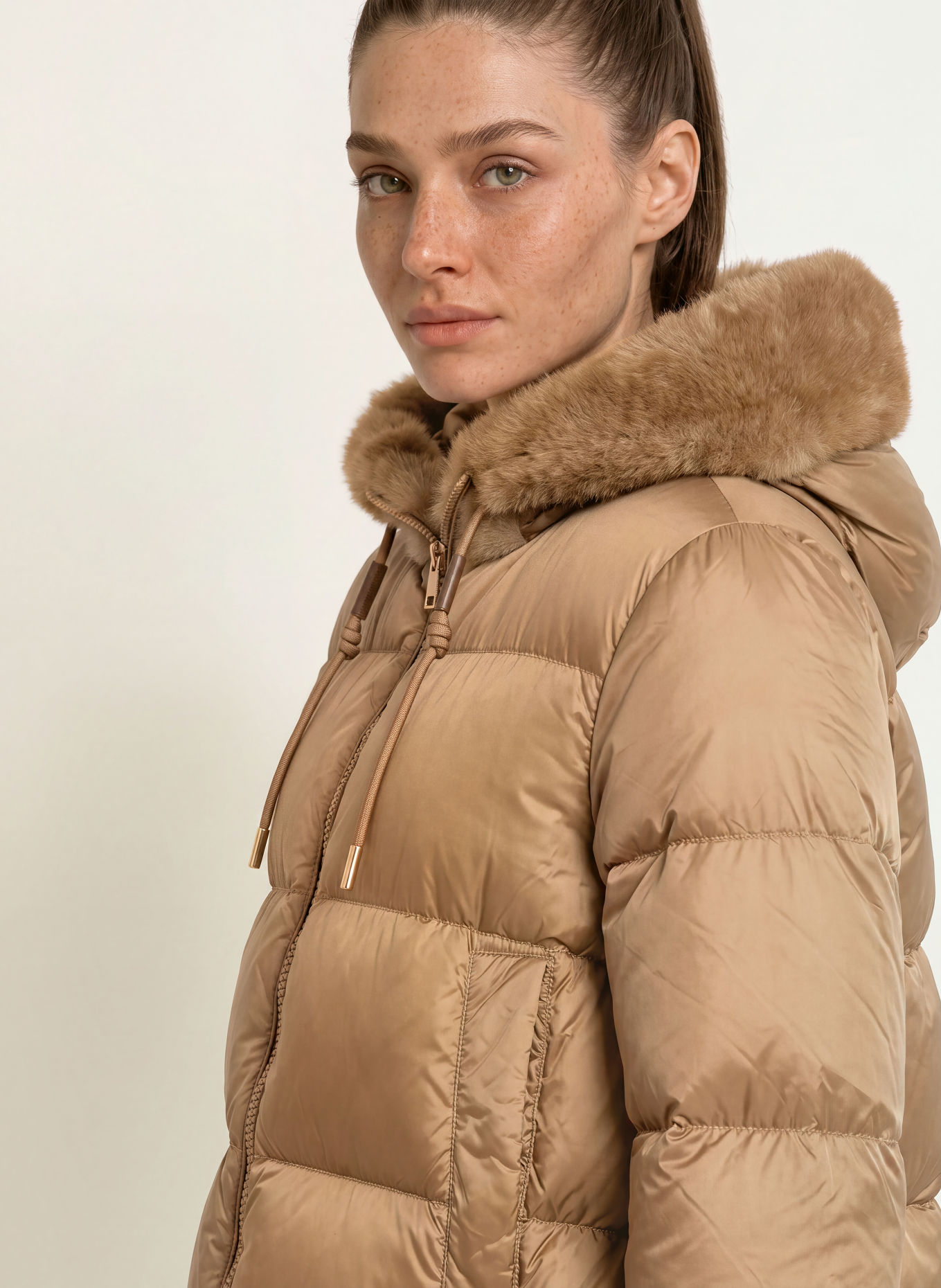mabrun Daunenjacke FATIMA: TAUPE