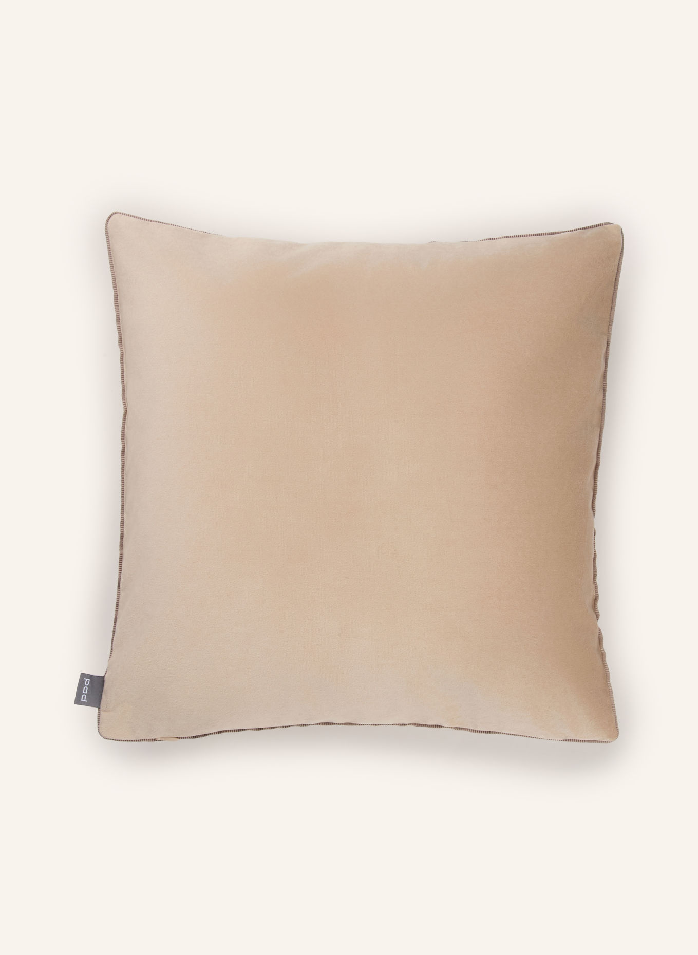 PAD Dekokissenhülle ELEGANCE aus Samt: BEIGE