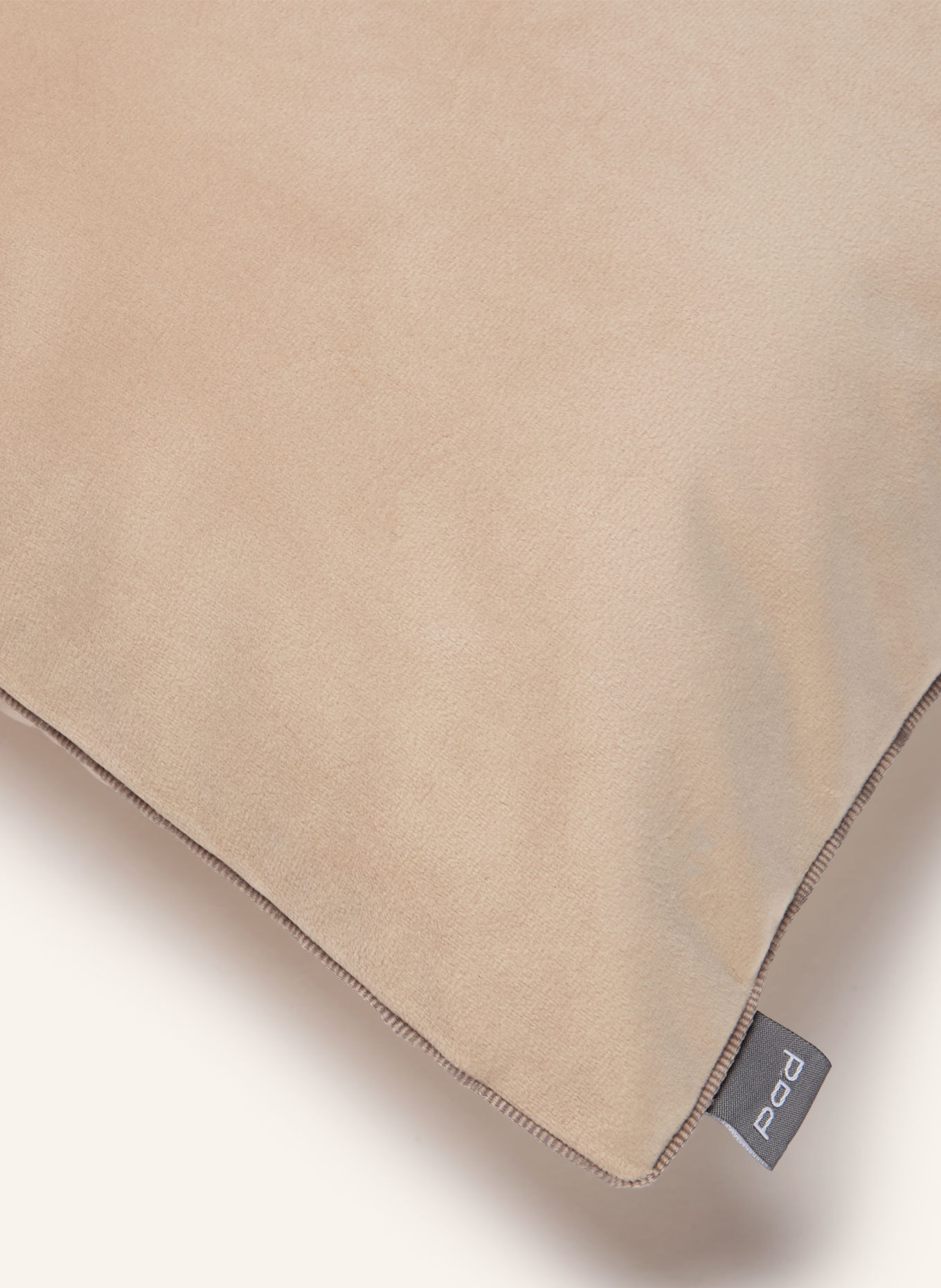 PAD Dekokissenhülle ELEGANCE aus Samt: BEIGE