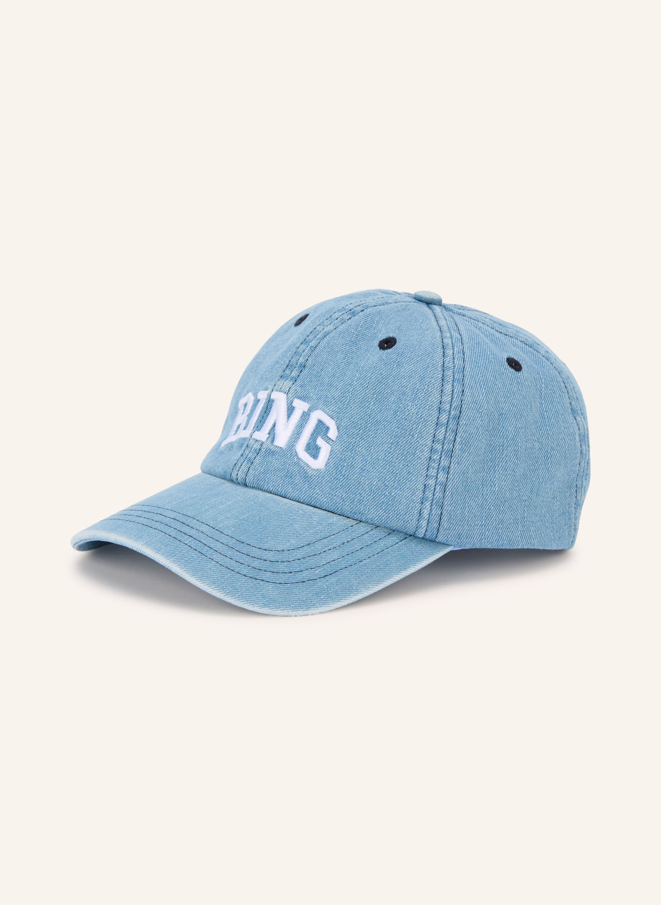ANINE BING Jeanspet JEREMY: LICHTBLAUW
