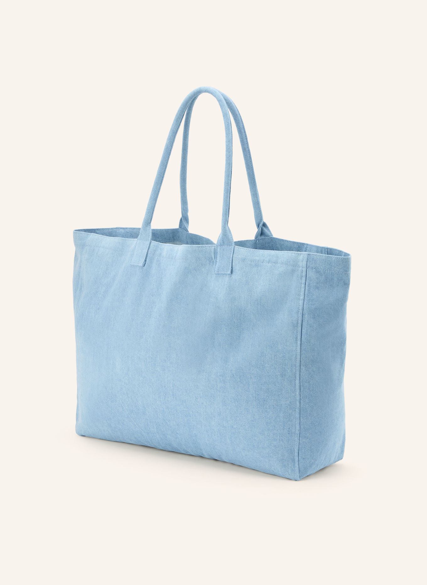ANINE BING Shopper LEO CANVAS: HELLBLAU