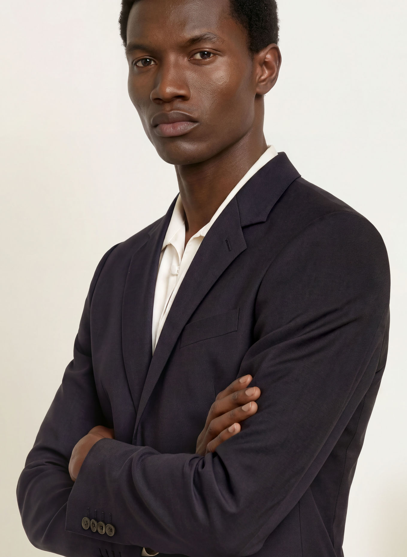 SANDRO Sakko Slim Fit: DUNKELBLAU
