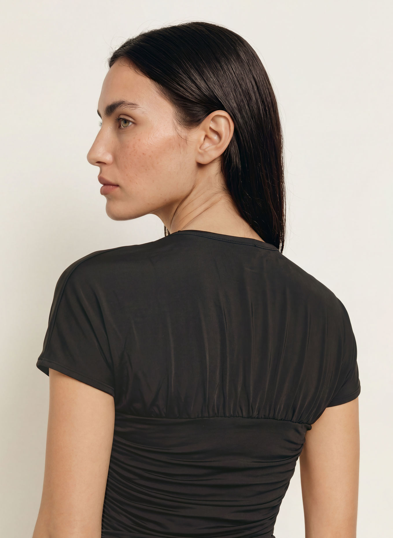 SANDRO T-Shirt mit Cut-outs: SCHWARZ