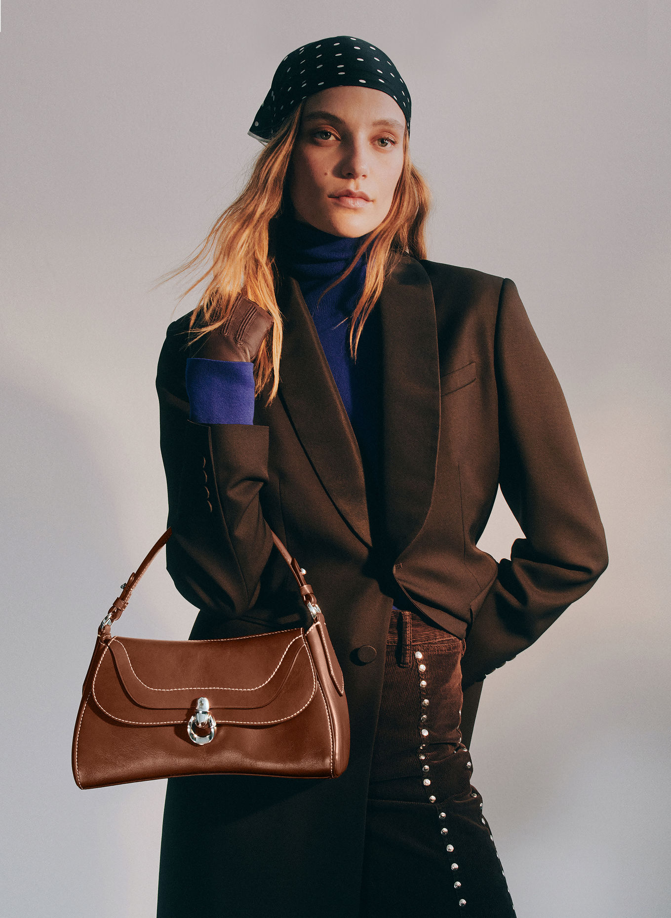 POLO RALPH LAUREN BLAZE Handbag: BROWN