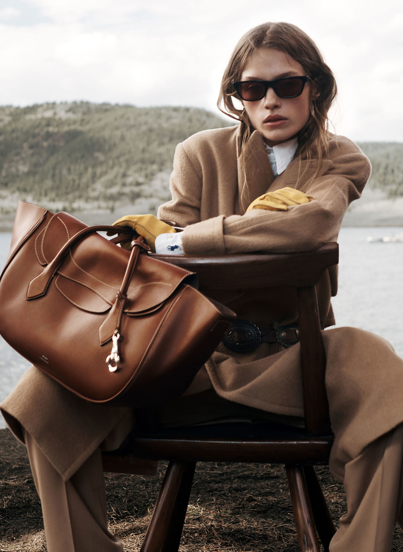 POLO RALPH LAUREN BLAZE Shoppers: BROWN
