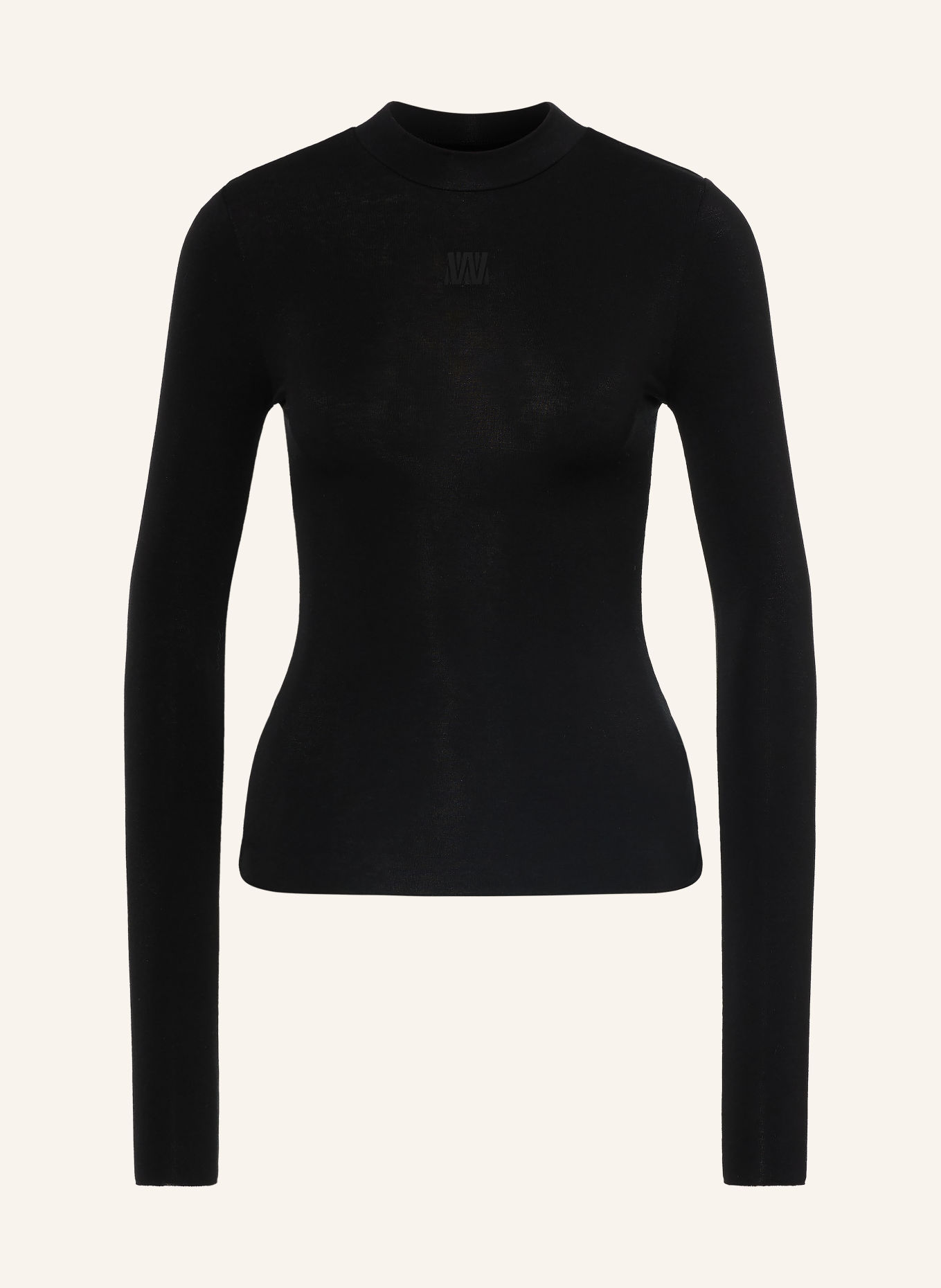 WRSTBHVR Longsleeve AMBER V2: ZWART