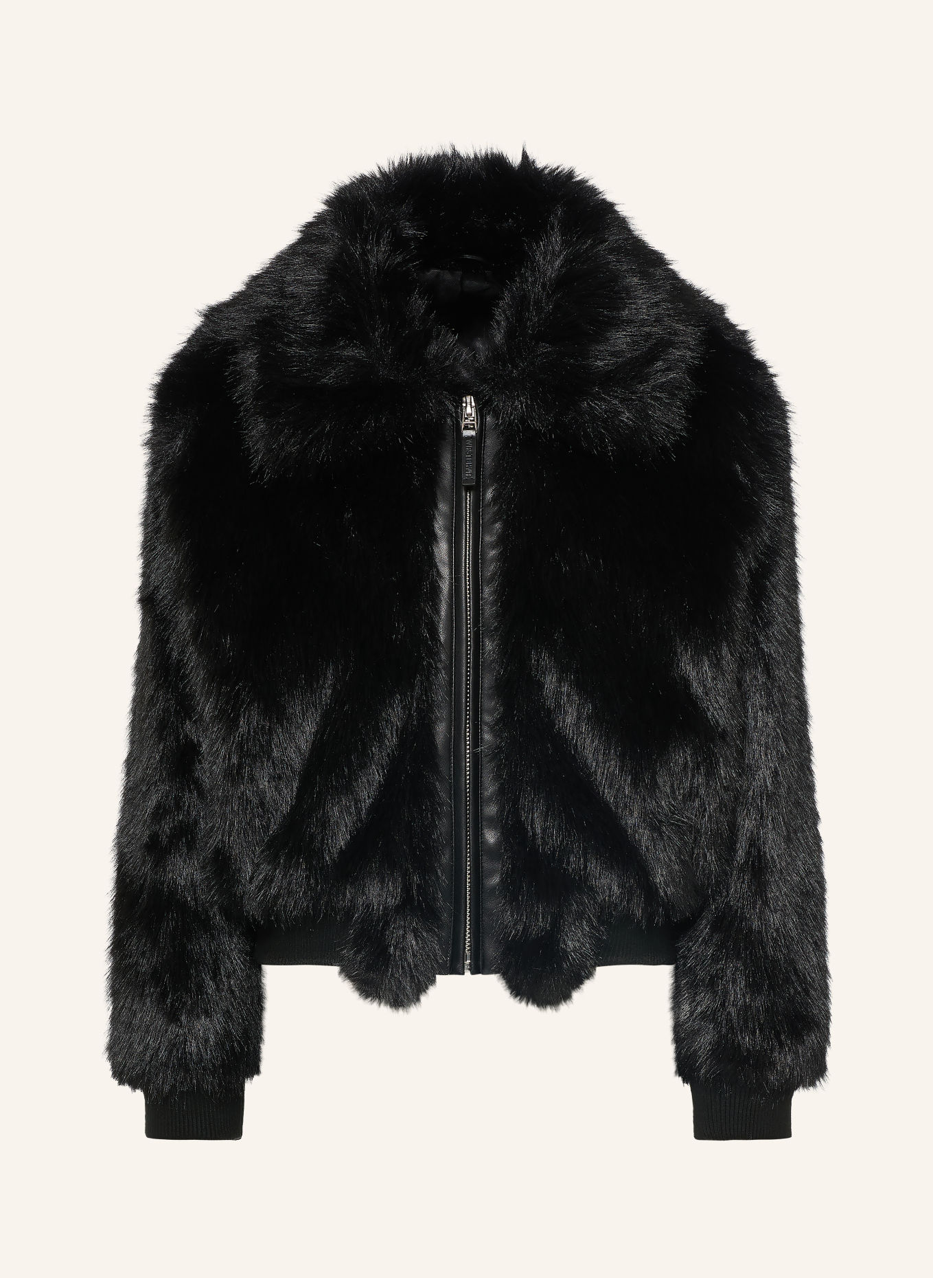WRSTBHVR Veste en fausse fourrure GELIJA: NOIR