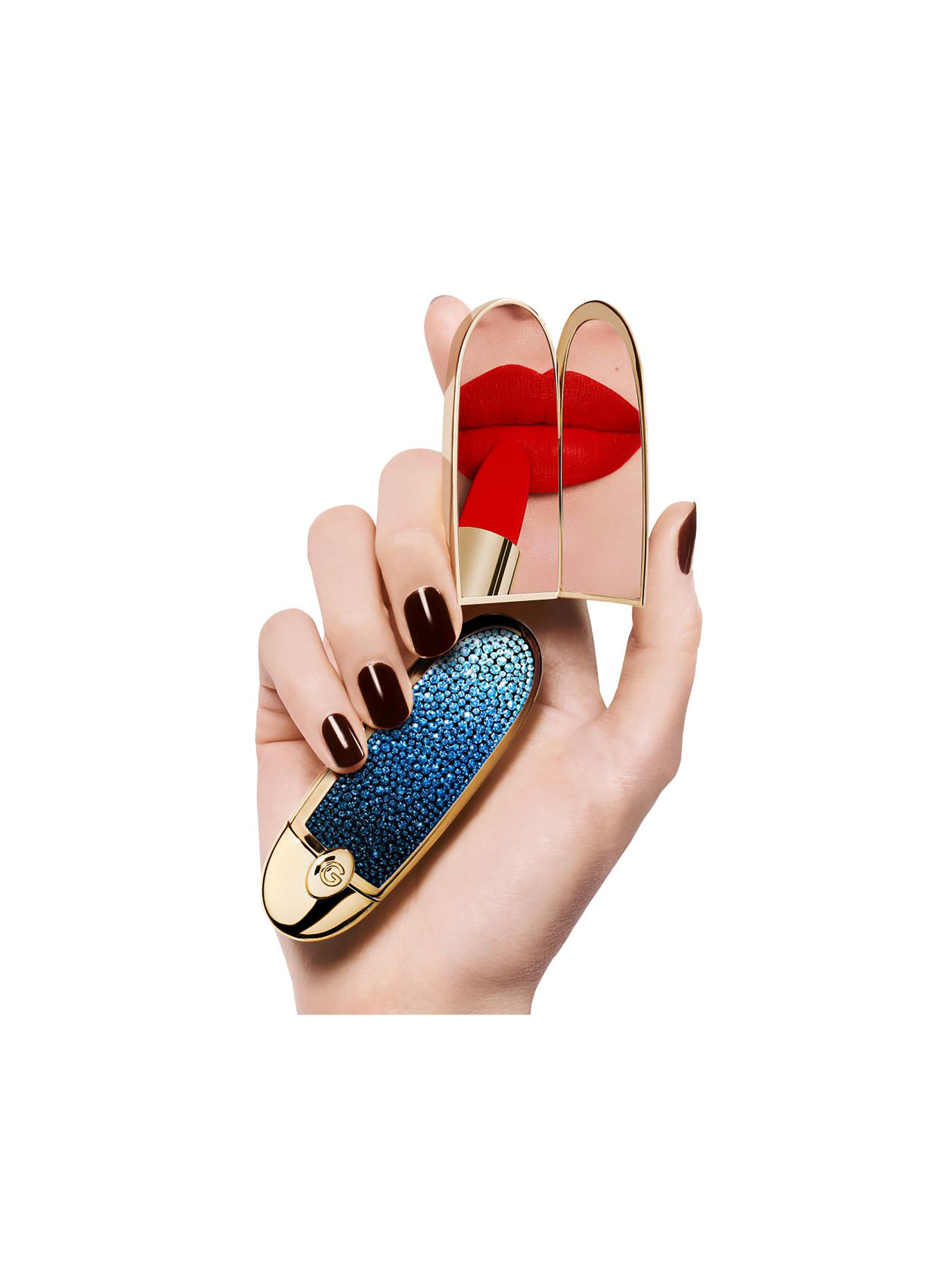 GUERLAIN ROUGE G L'HEURE BLEUE - LIMITED EDITION