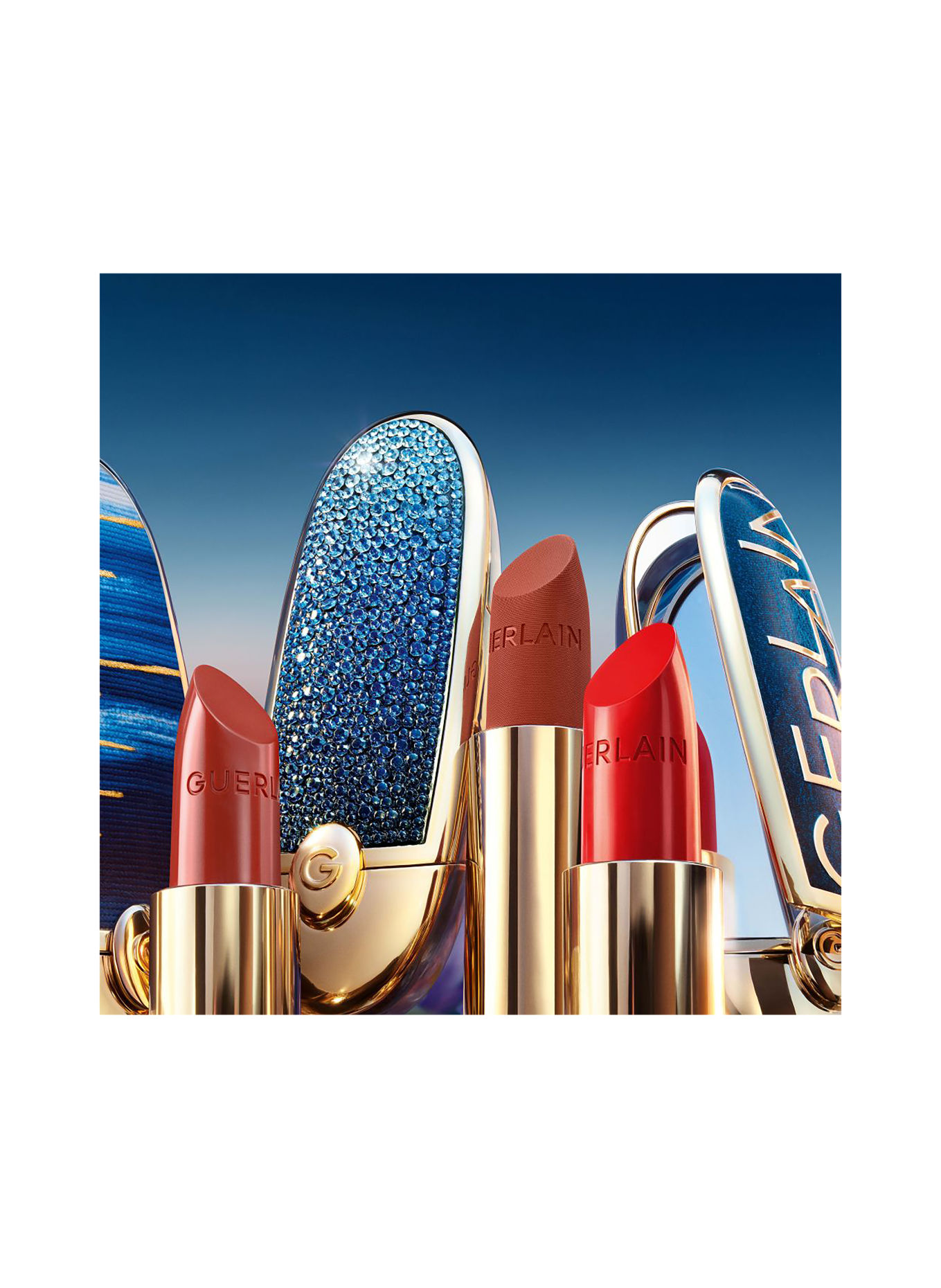 GUERLAIN ROUGE G L'HEURE BLEUE - LIMITED EDITION