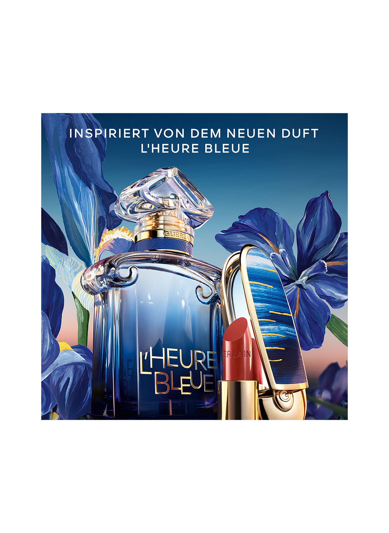 GUERLAIN ROUGE G L'HEURE BLEUE - LIMITED EDITION
