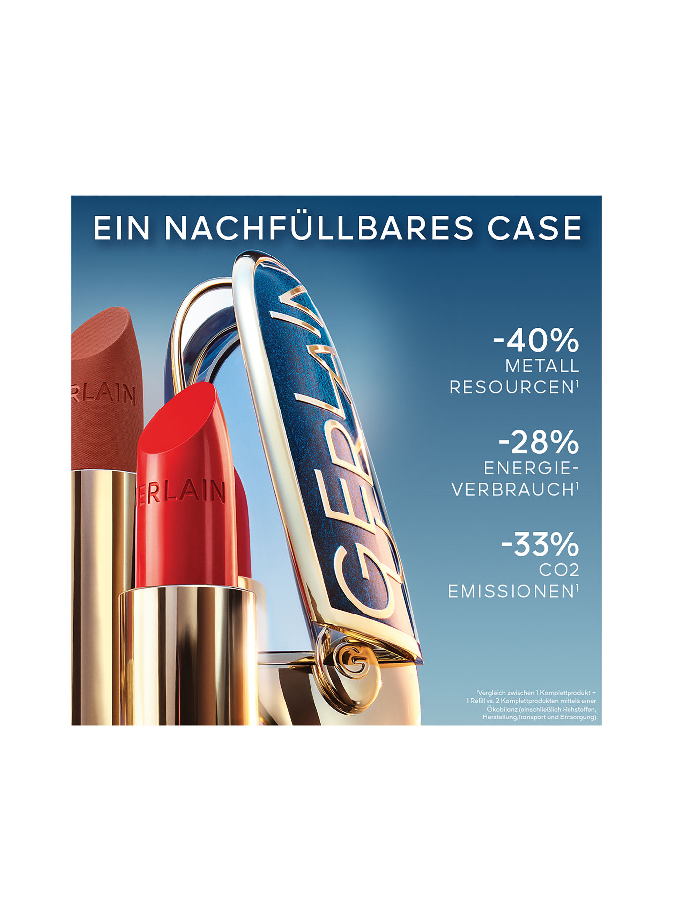 GUERLAIN ROUGE G L'HEURE BLEUE - LIMITED EDITION