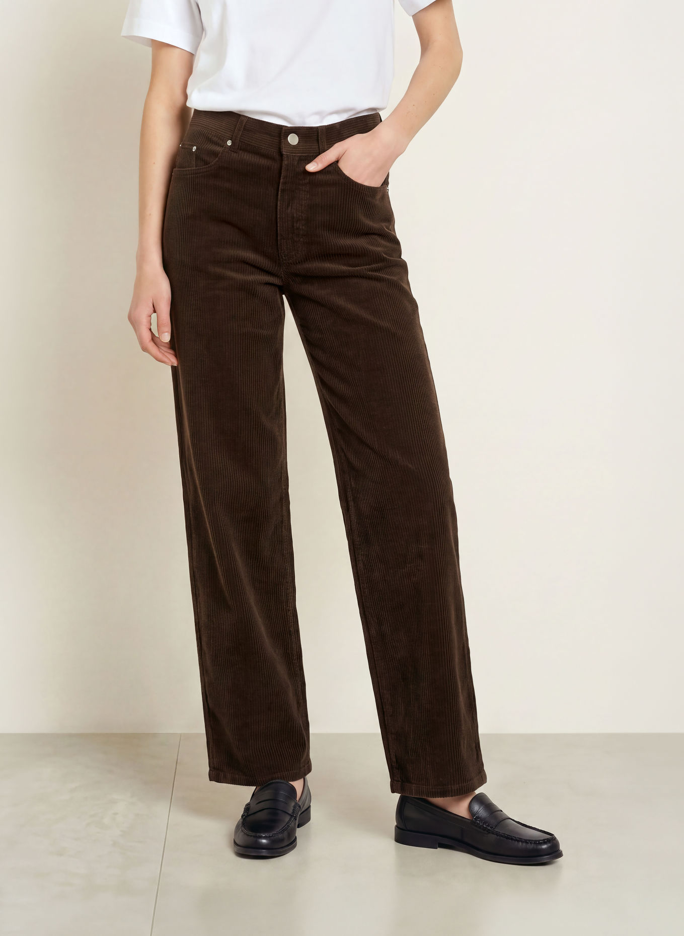 Marc O'Polo Cordhose: DUNKELBRAUN