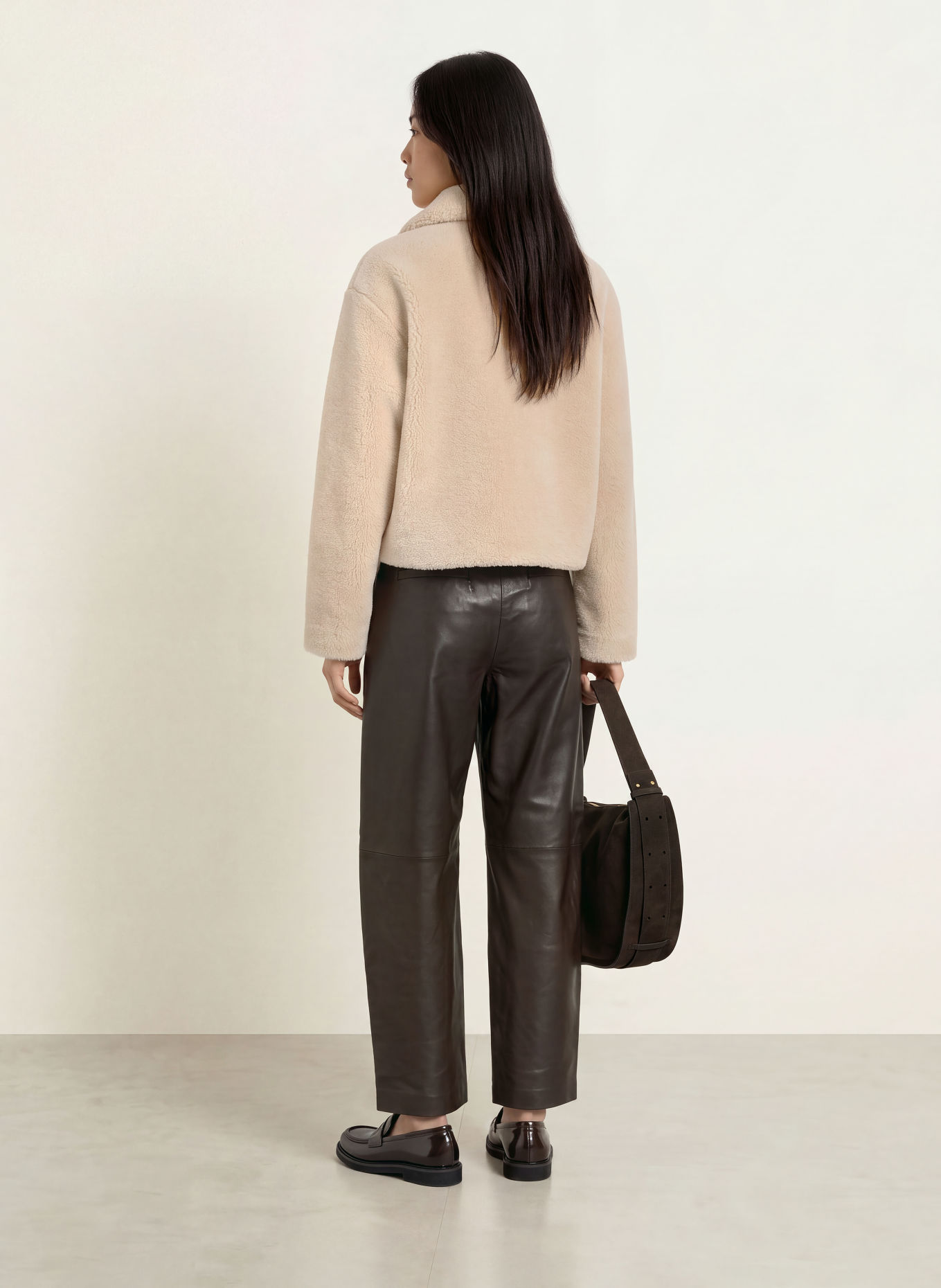 Marc O'Polo Plush Jacket: LIGHT BROWN