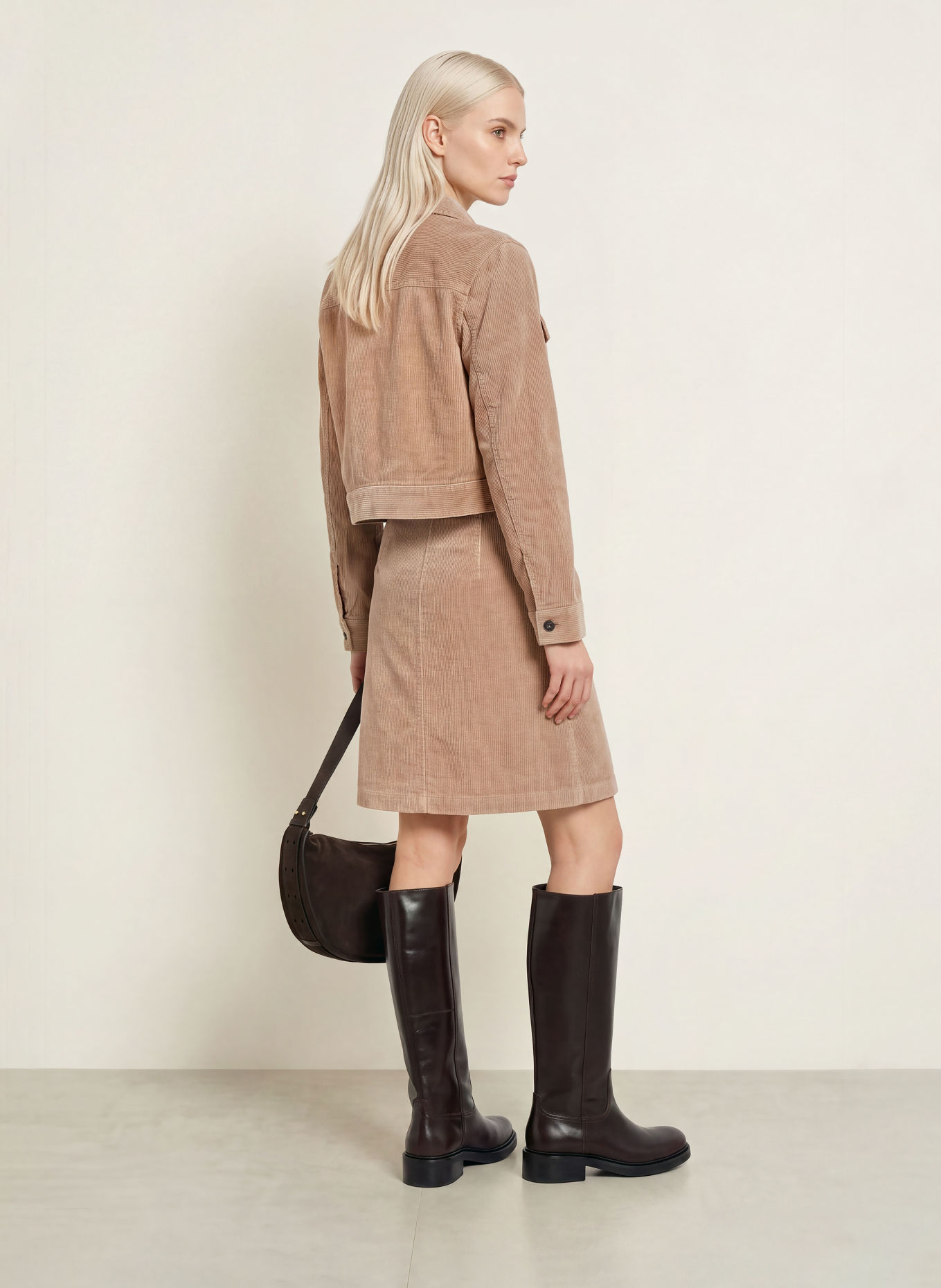 Marc O'Polo Corduroy skirt: BEIGE