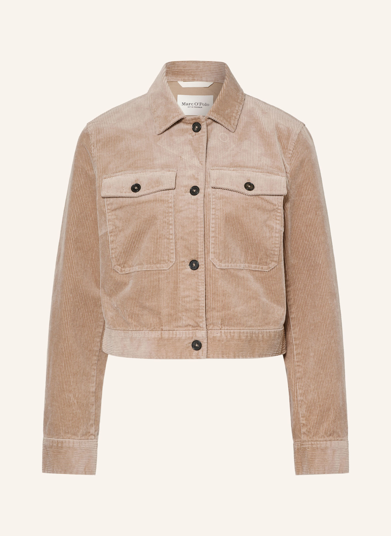 Marc O'Polo Corduroy-Overshirt: TAUPE