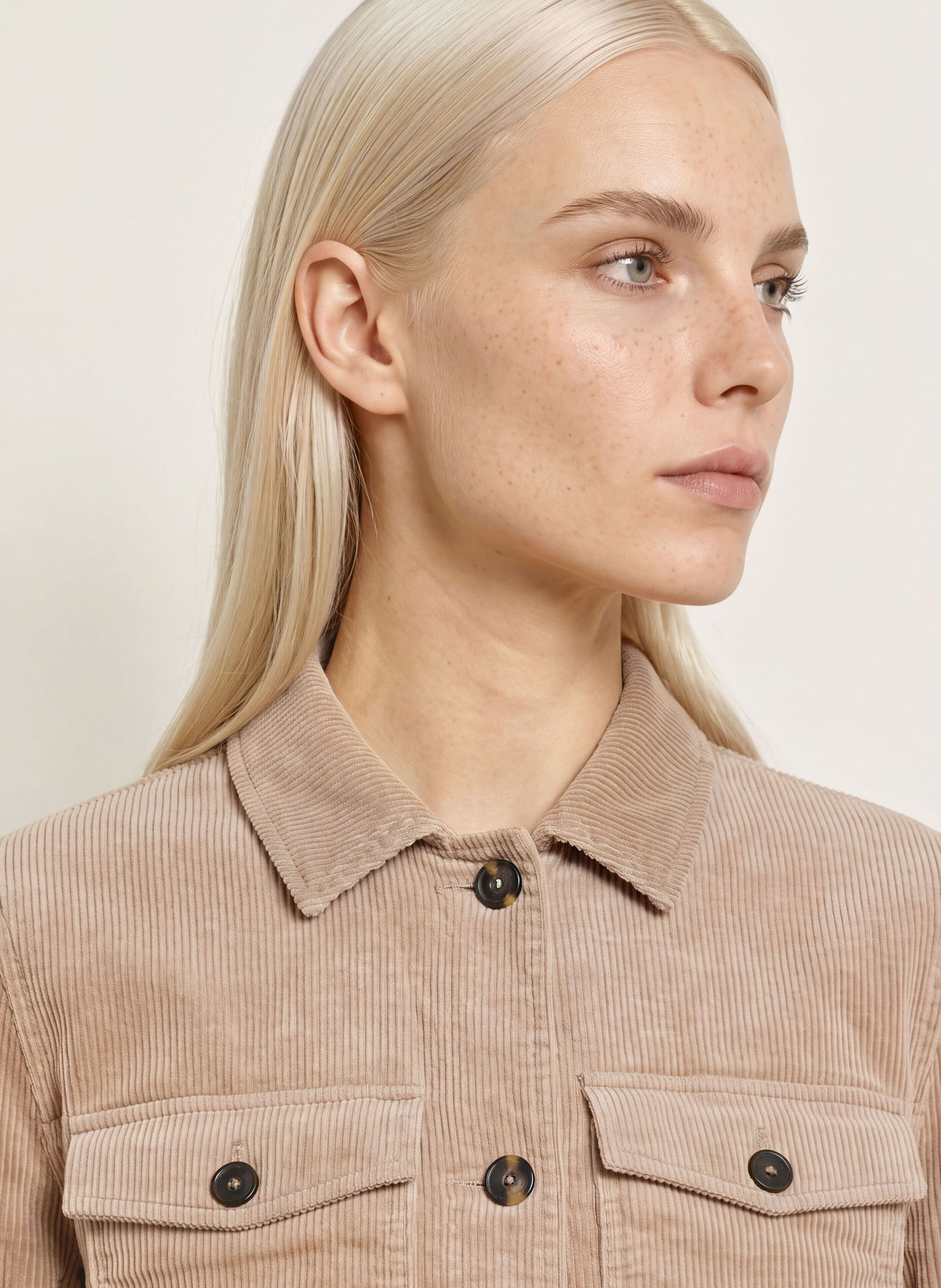 Marc O'Polo Corduroy-Overshirt: TAUPE