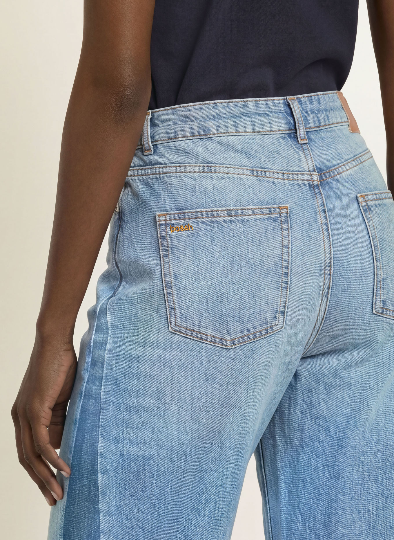 ba&sh Wide Leg Jeans MISLAV: BLUE BLUE JEANS