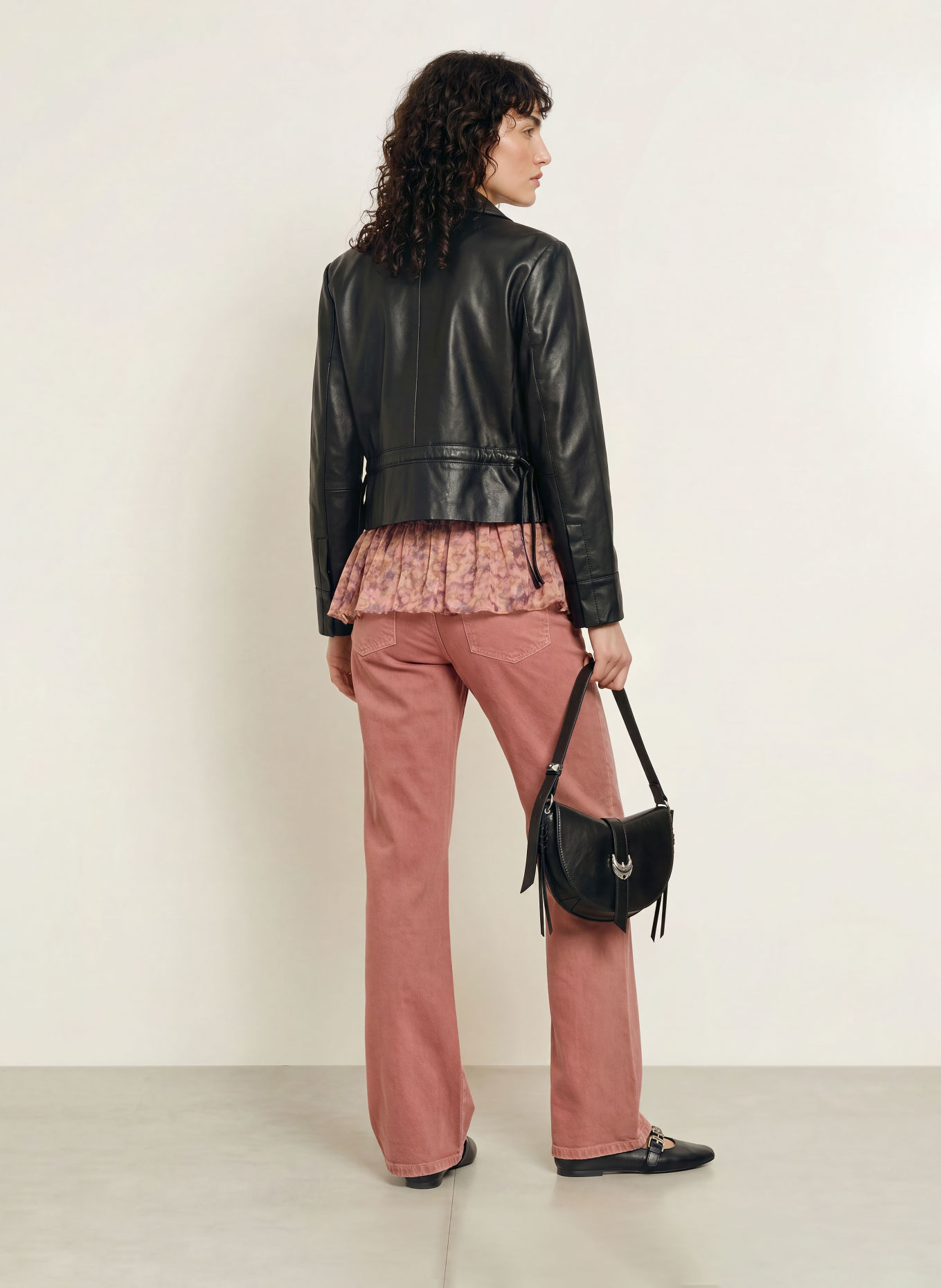 ba&sh Wide Leg Jeans VANA: PINK PINK