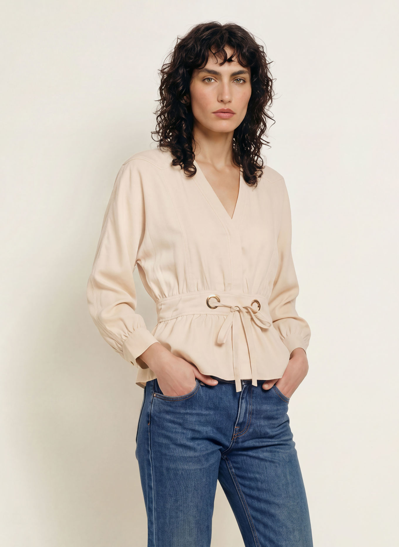 ba&sh Busenshirt PRECILA: ECRU