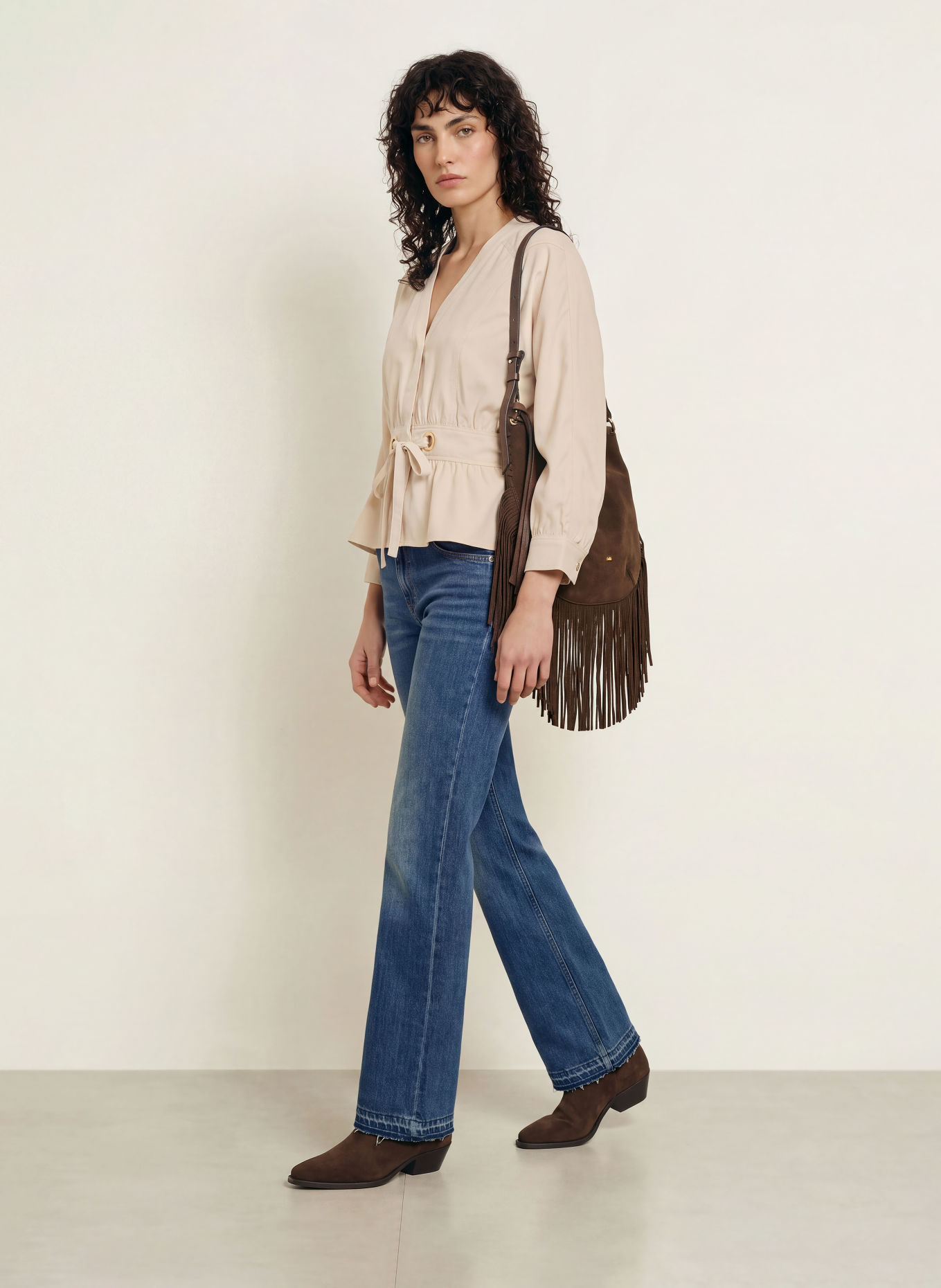 ba&sh Busenshirt PRECILA: ECRU
