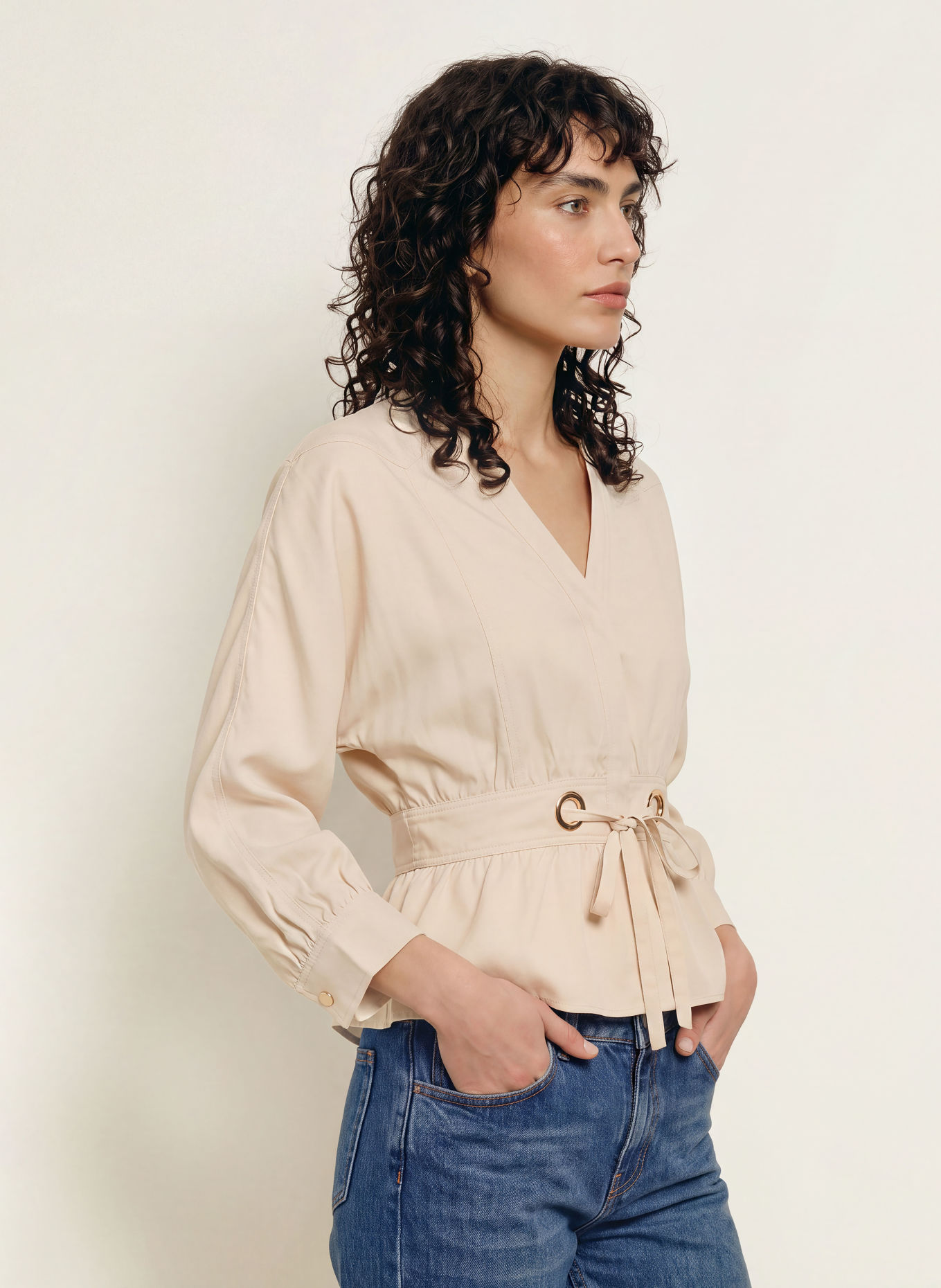 ba&sh Busenshirt PRECILA: ECRU