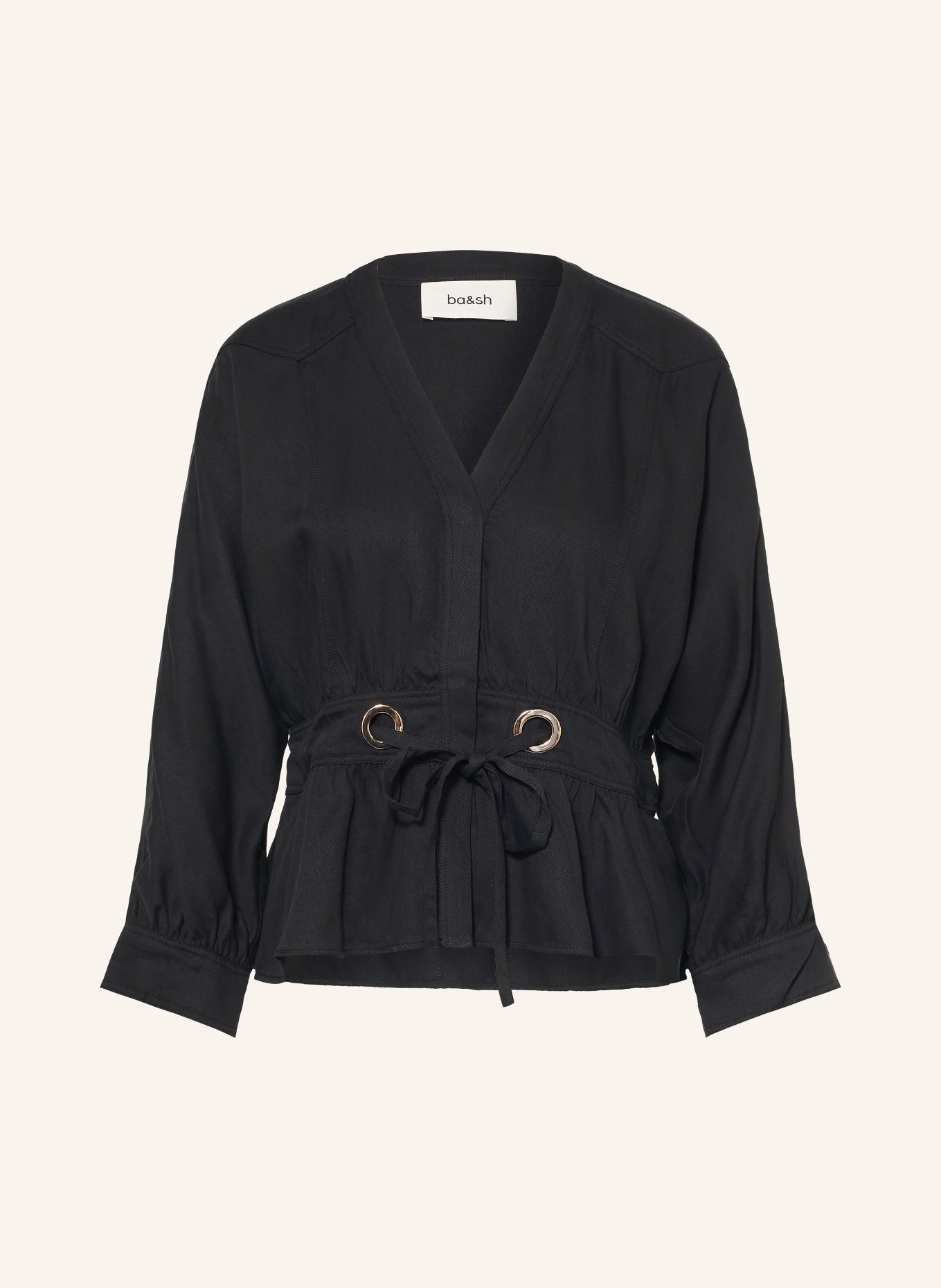 ba&sh Busenshirt PRECILA: SCHWARZ
