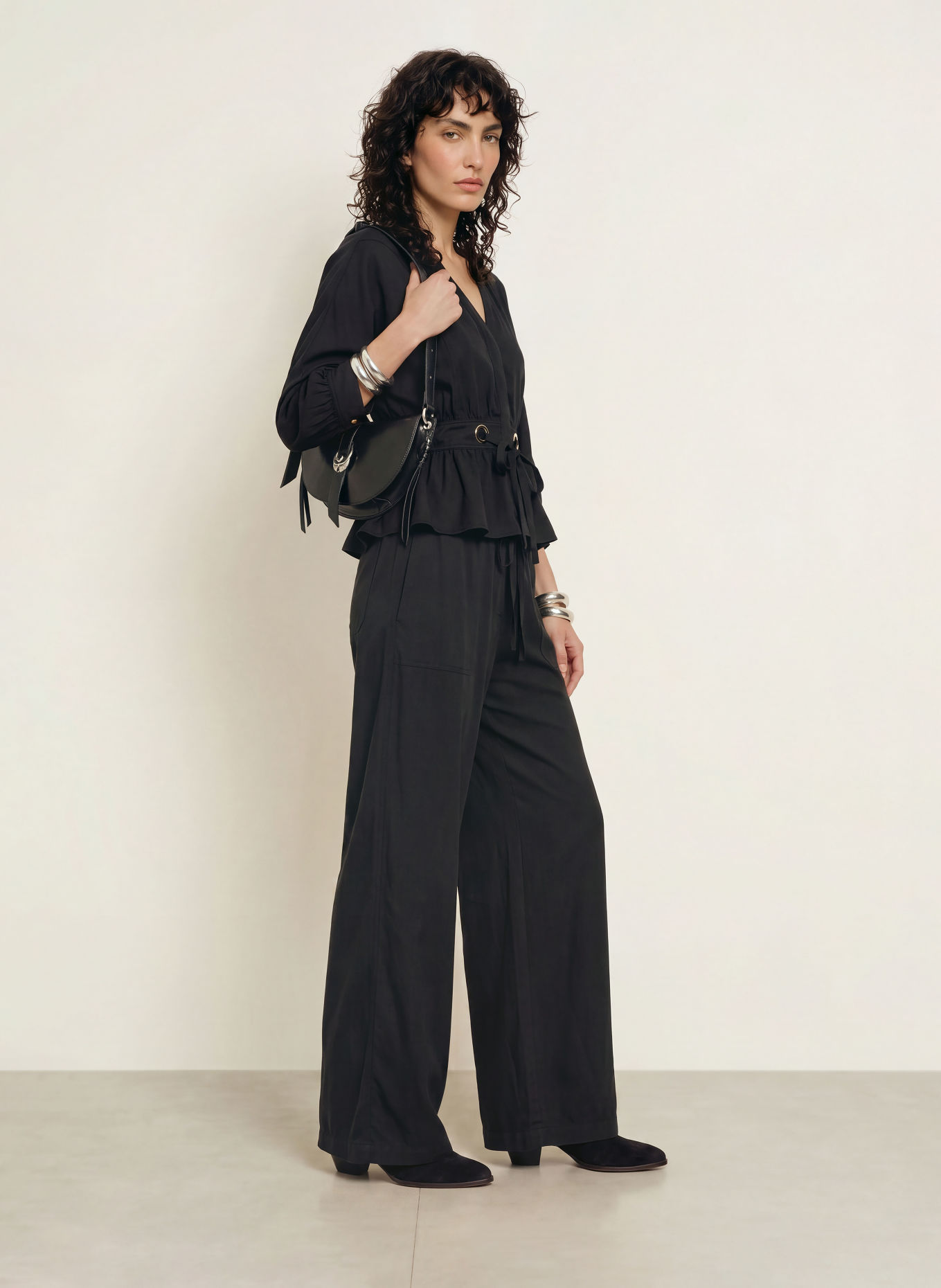 ba&sh Busenshirt PRECILA: SCHWARZ