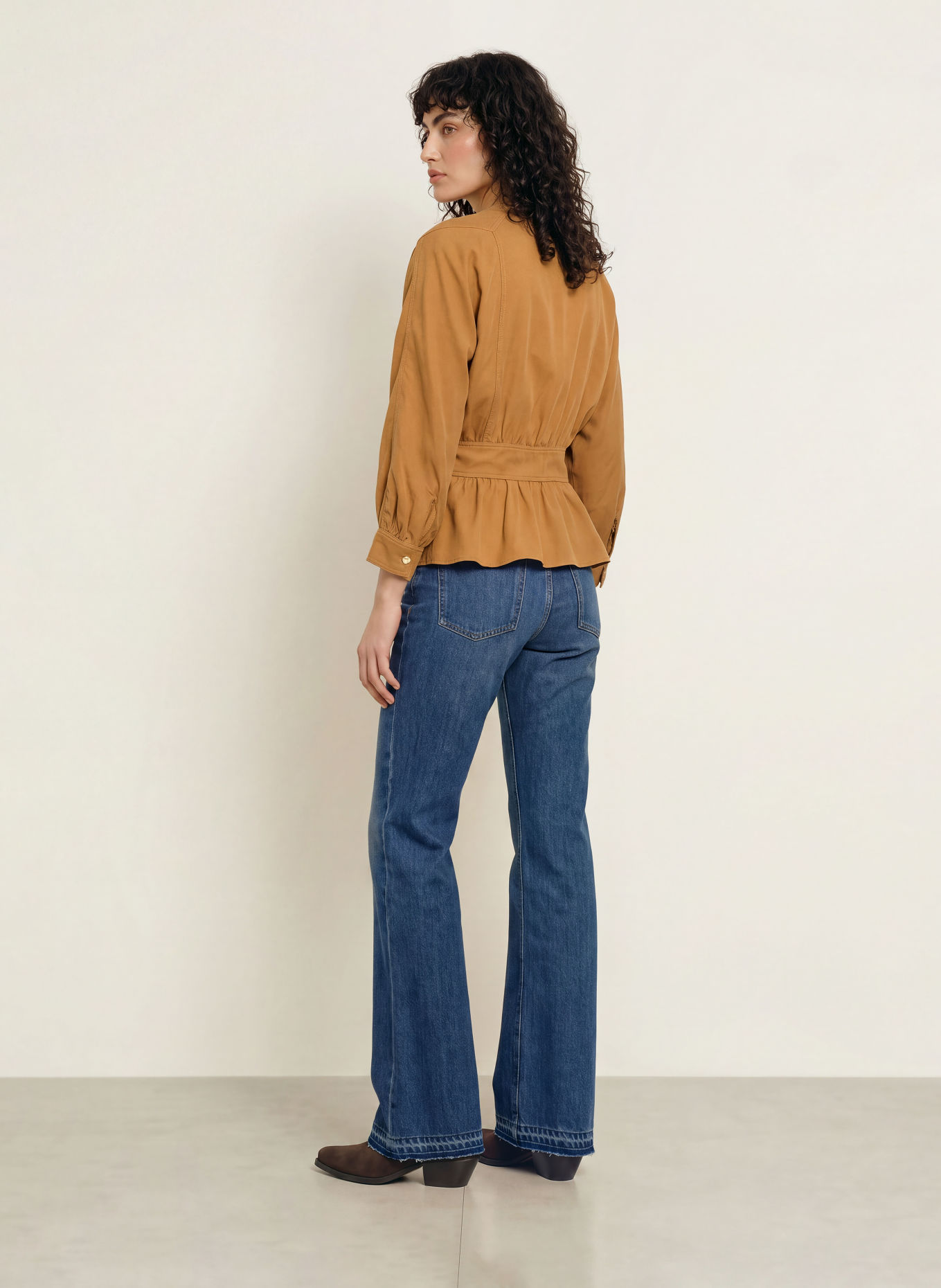 ba&sh Busenshirt PRECILA: COGNAC