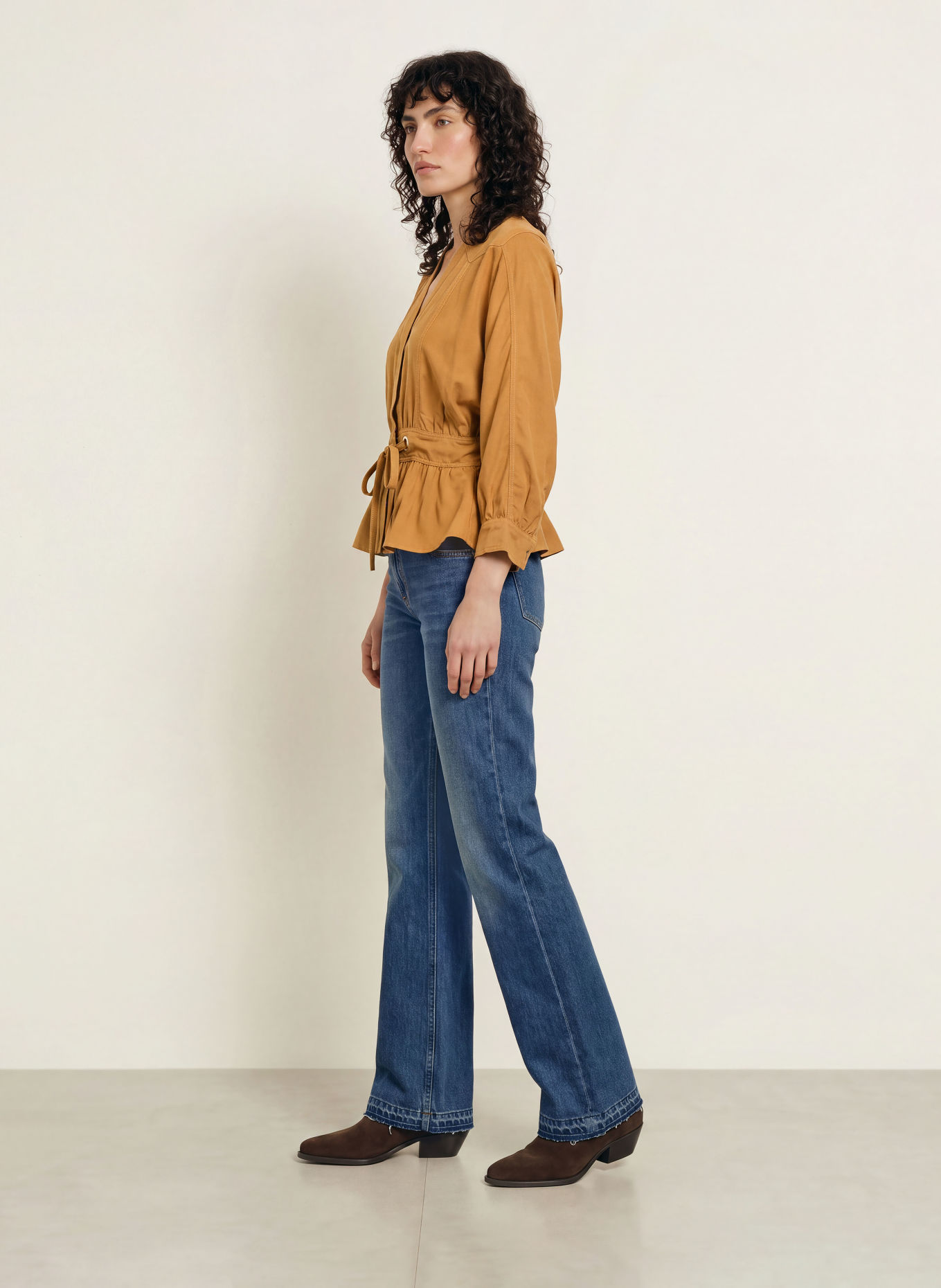 ba&sh Busenshirt PRECILA: COGNAC