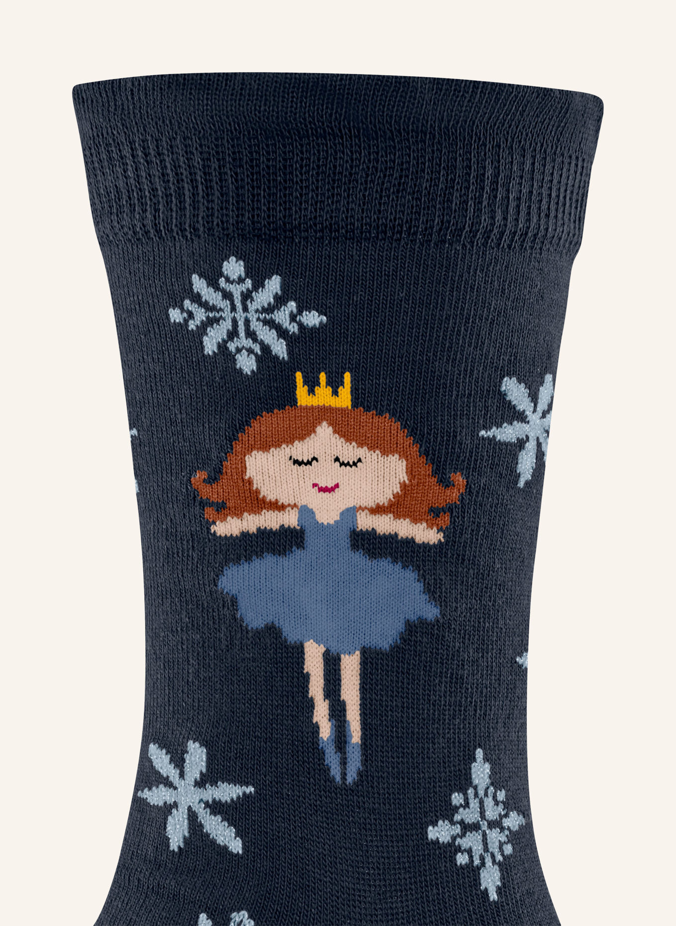 FALKE Socken FAIRY mit Glitzergarn: 6116 SPACE BLUE