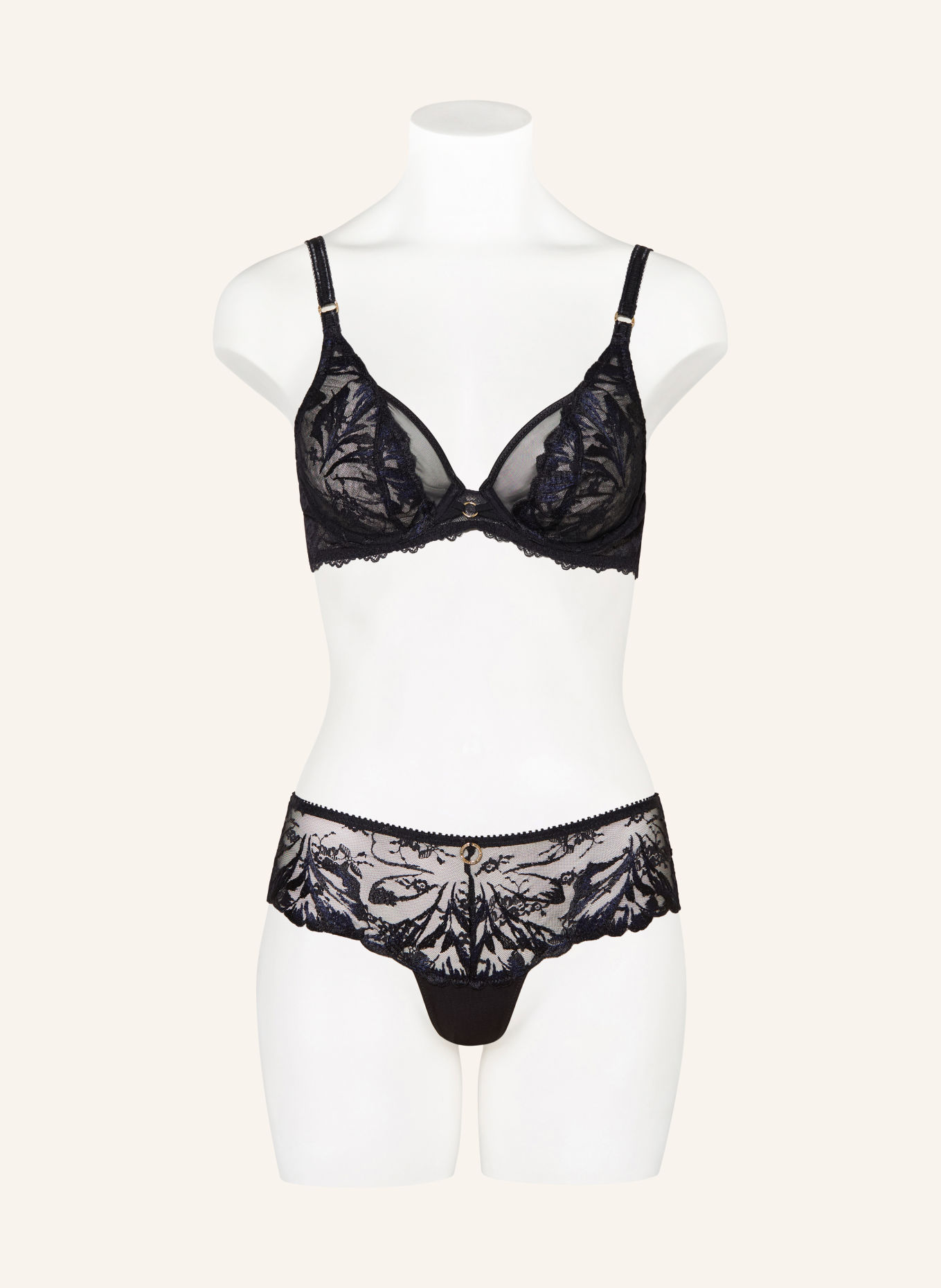CHANTELLE Beugel-bh ILLUSION: E62 CREPUSCULAR BLACK
