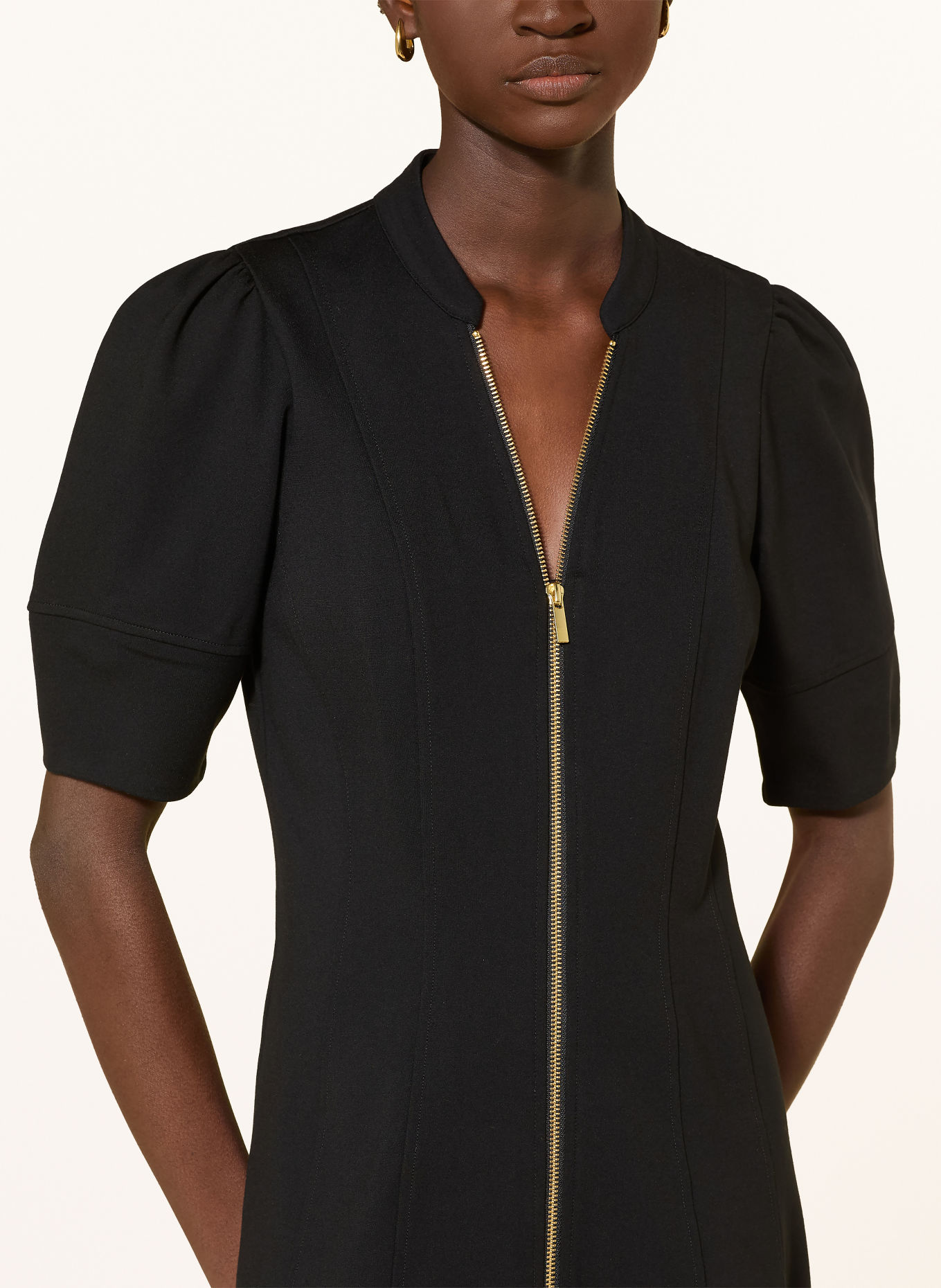 Phase Eight Jurk ALIMA: ZWART