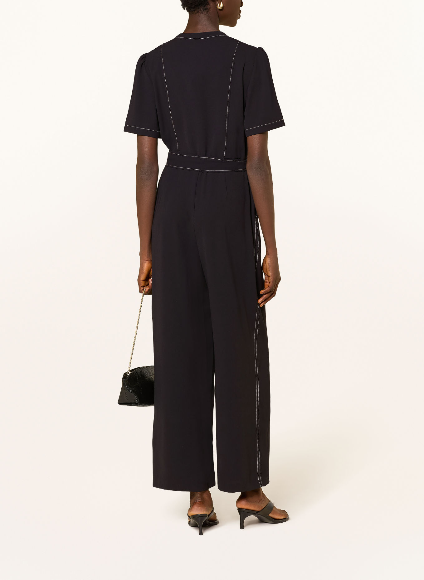 Phase Eight Jumpsuit ALIX: ZWART
